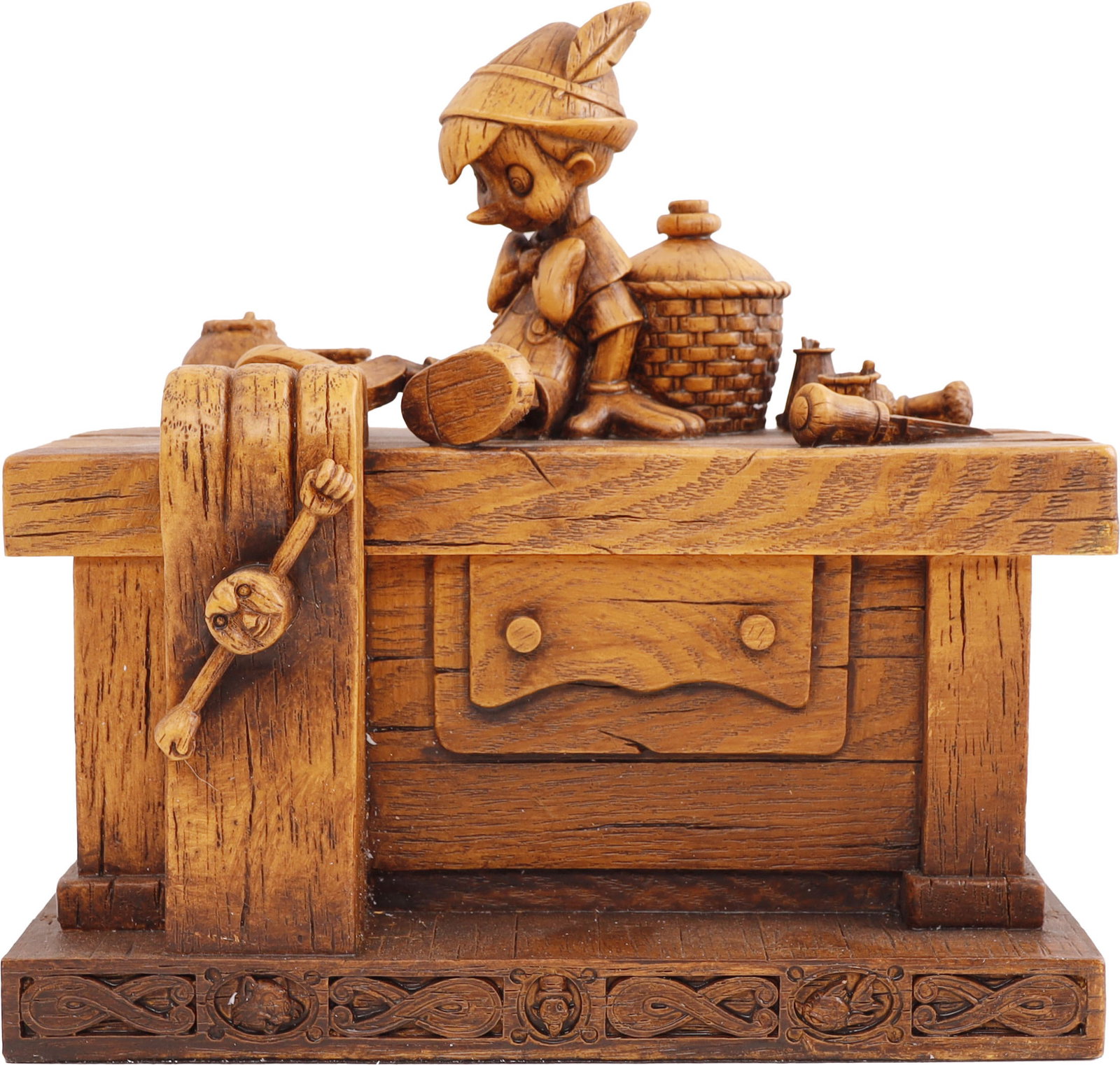 Robert Olszewski Pinocchio on Workbench Box (1 of 8)
