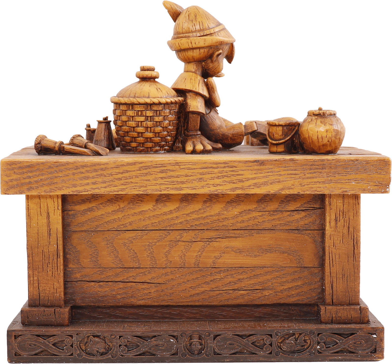 Robert Olszewski Pinocchio on Workbench Box - 3