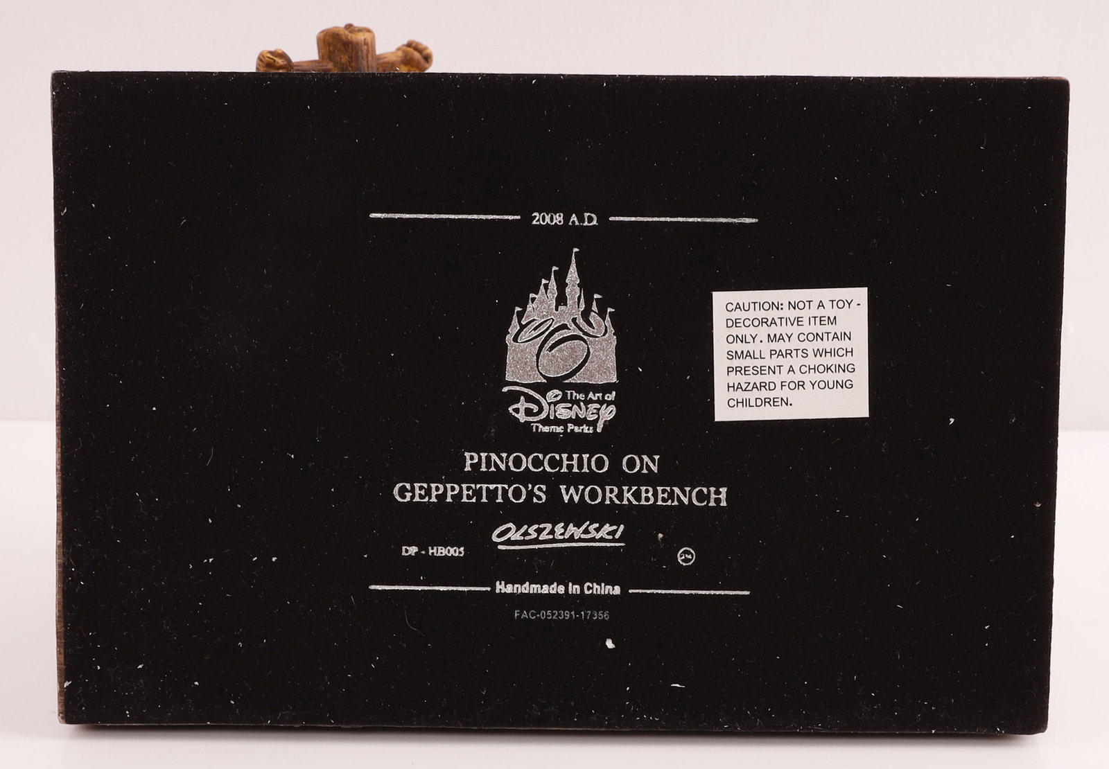 Robert Olszewski Pinocchio on Workbench Box - 7