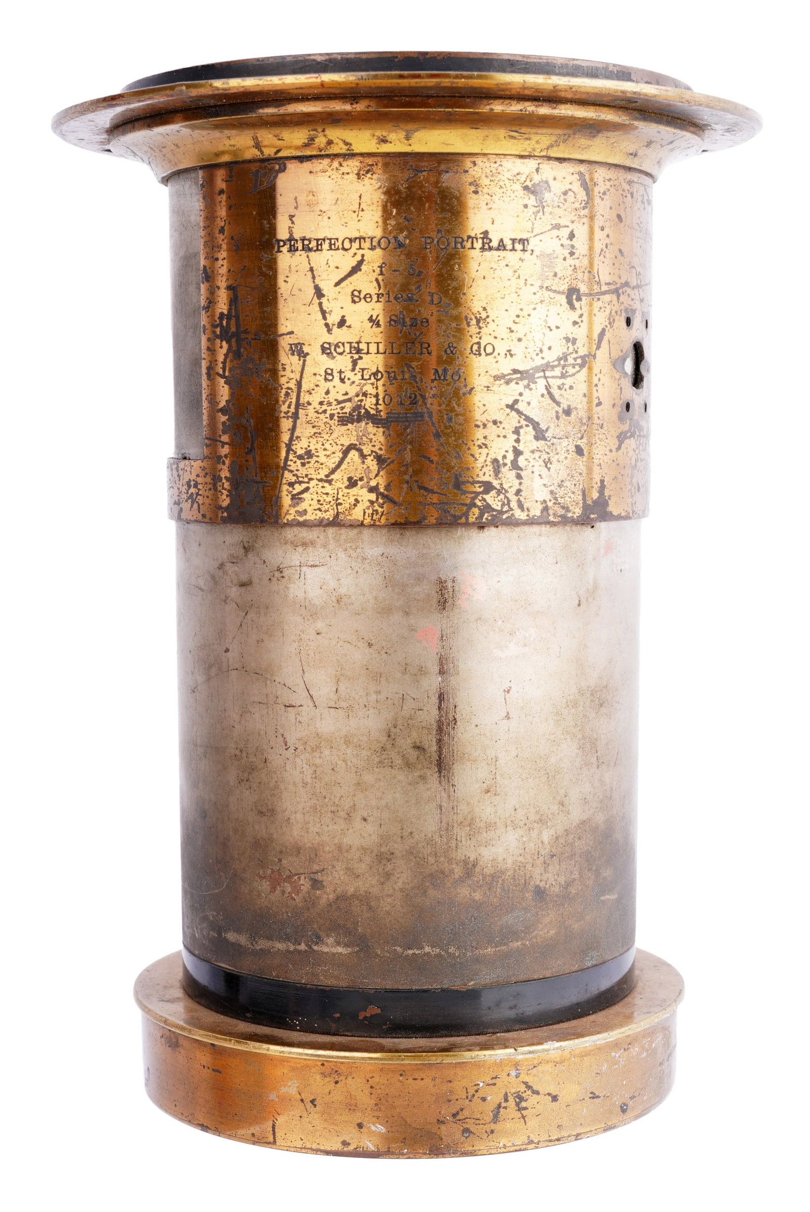 Brass Lens By W. Schiller Late 1800s Portrait (1 of 8)
