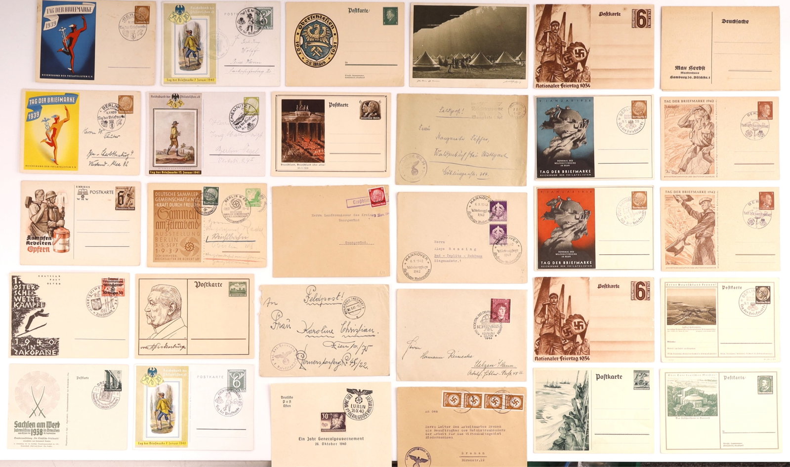 Lifetime Third Reich Philatelic Collection 150+Pcs (1 of 3)