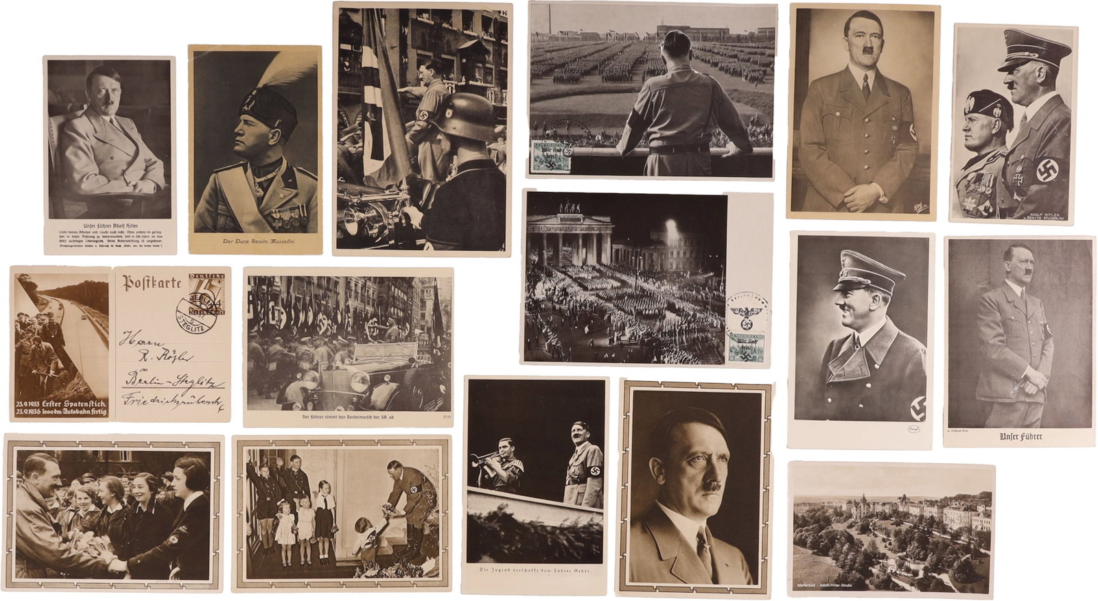 Adolf Hitler Postcards Propaganda Portraits 16 Pcs (1 of 2)