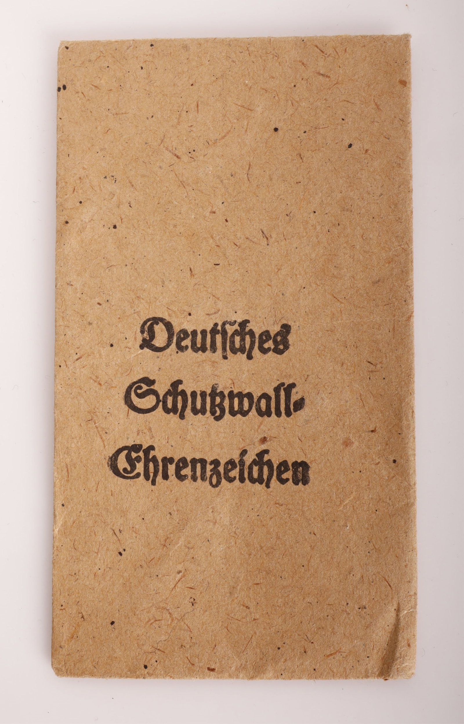 WWII German West Wall Medal Issued Paper (1 of 3)