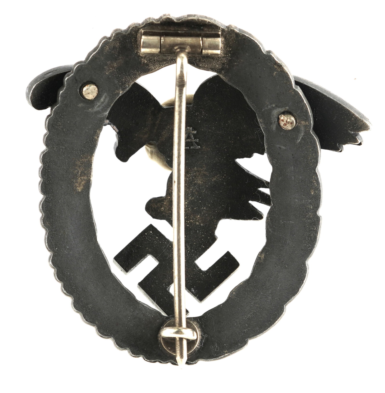 WWII Luftwaffe Observer Badge Assmann - 2