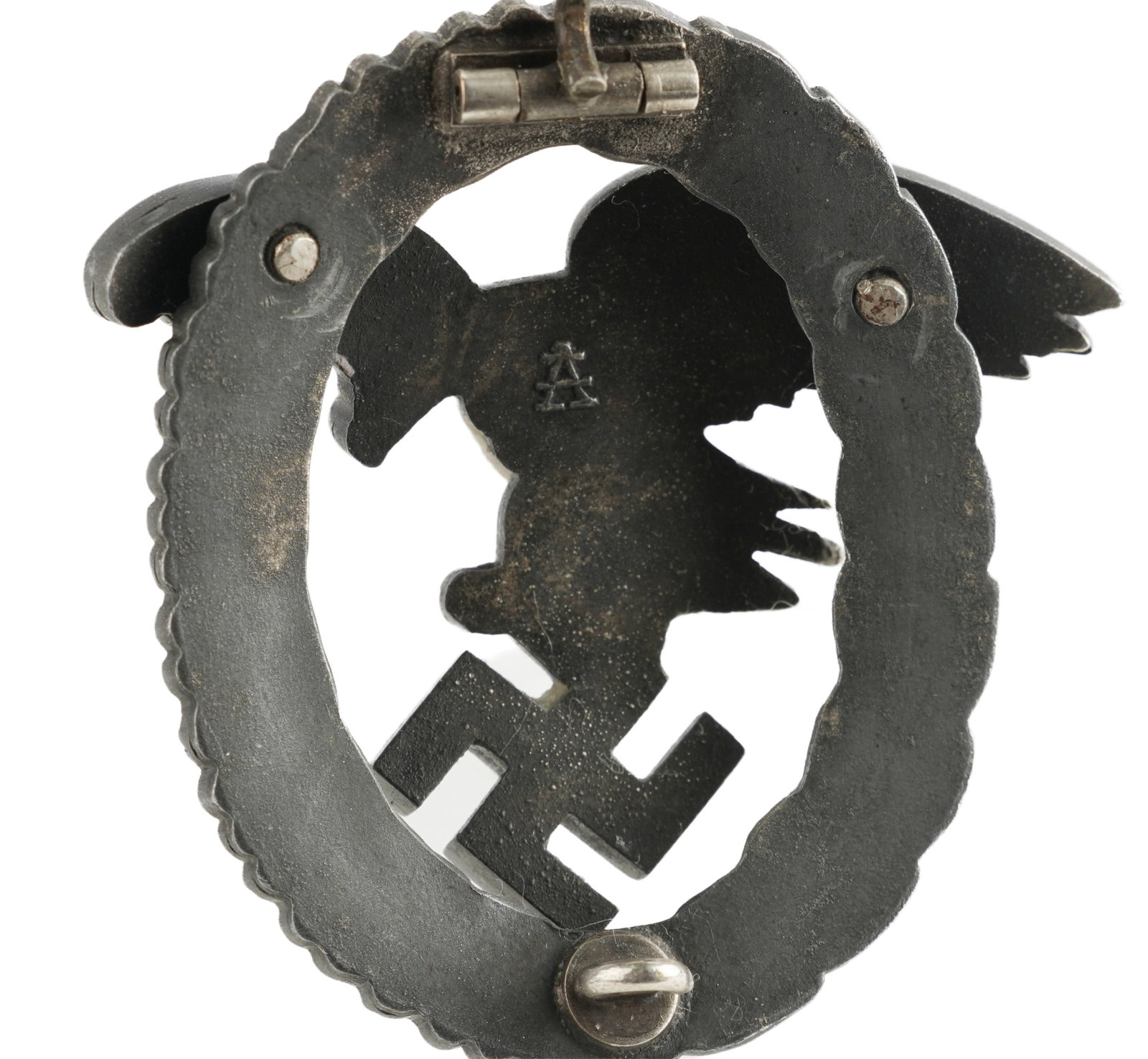 WWII Luftwaffe Observer Badge Assmann - 3