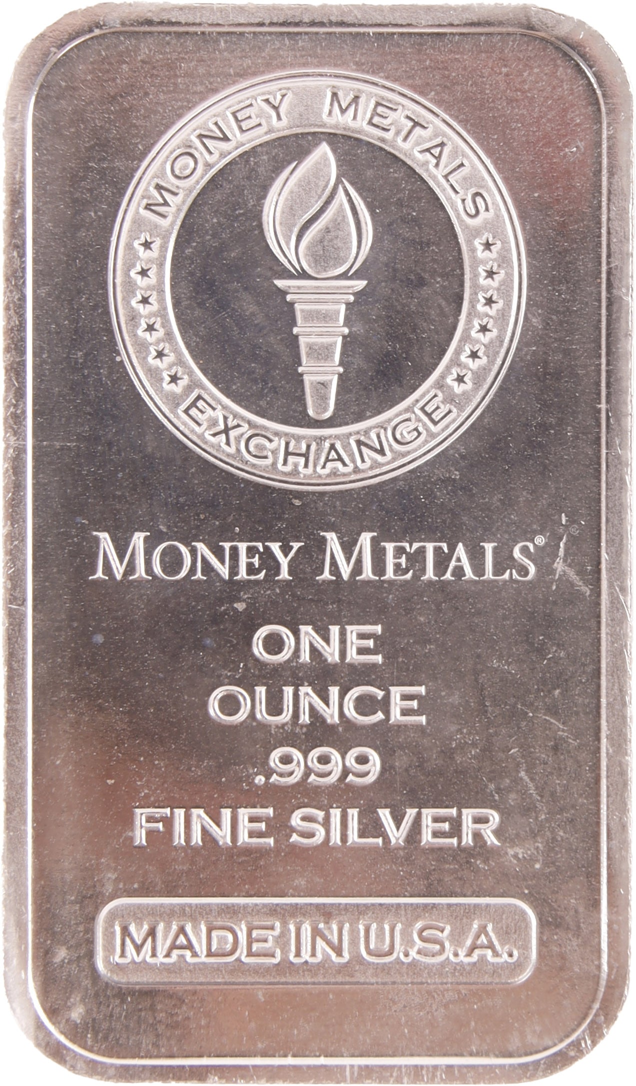 One 1 OZT .999 Fine Silver Bullion Bar (1 of 2)