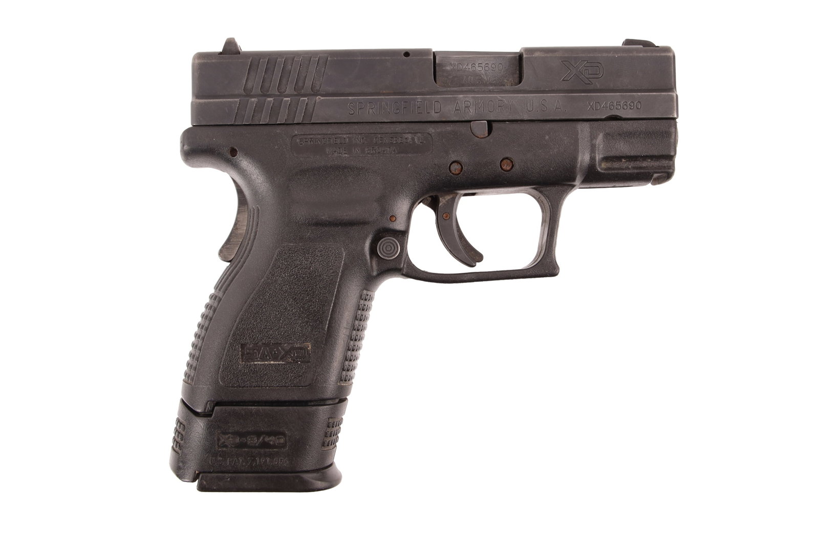 Springfield XD-40 Sub-Compact .40 S&W Pistol (1 of 8)