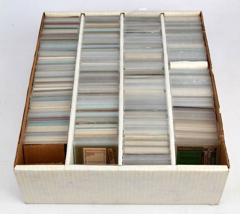 LOT OF HUNDREDS OF BIG NAMED BASEBALL PLAYER CARDS: Ex-dealer lot of 1970's to 1990's baseball cards including big name players such as Pete Rose, Darryl Strawberry, Reggie Jackson, Gaylord Perry, Steve Garvey, Tim Raines, Cal Ripken and Cal Ripken Jr.