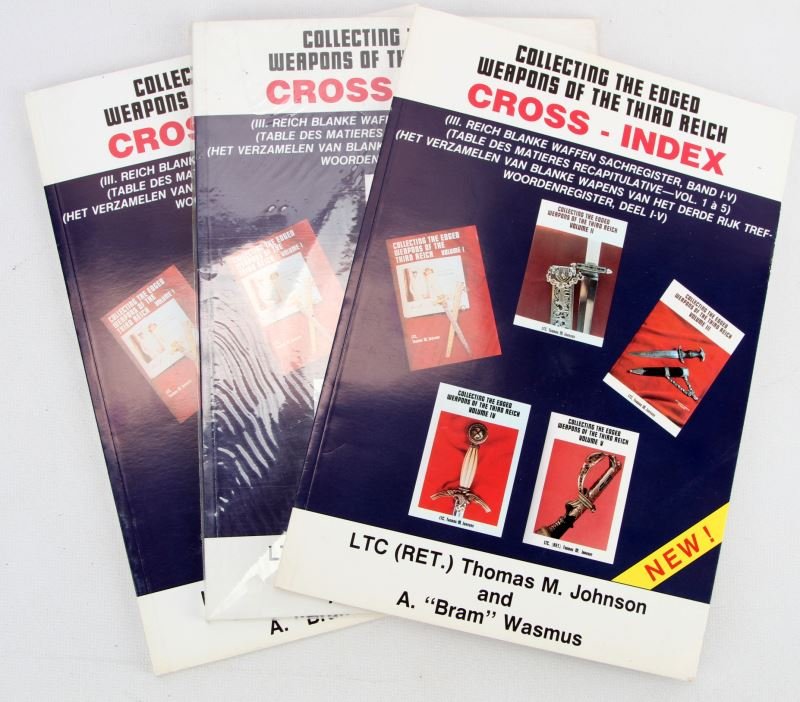 3 WEARING THE EDGED WEAPONS OF THE THIRD REICH V.3: By Thomas M Johnson, soft cover in ver good condition.