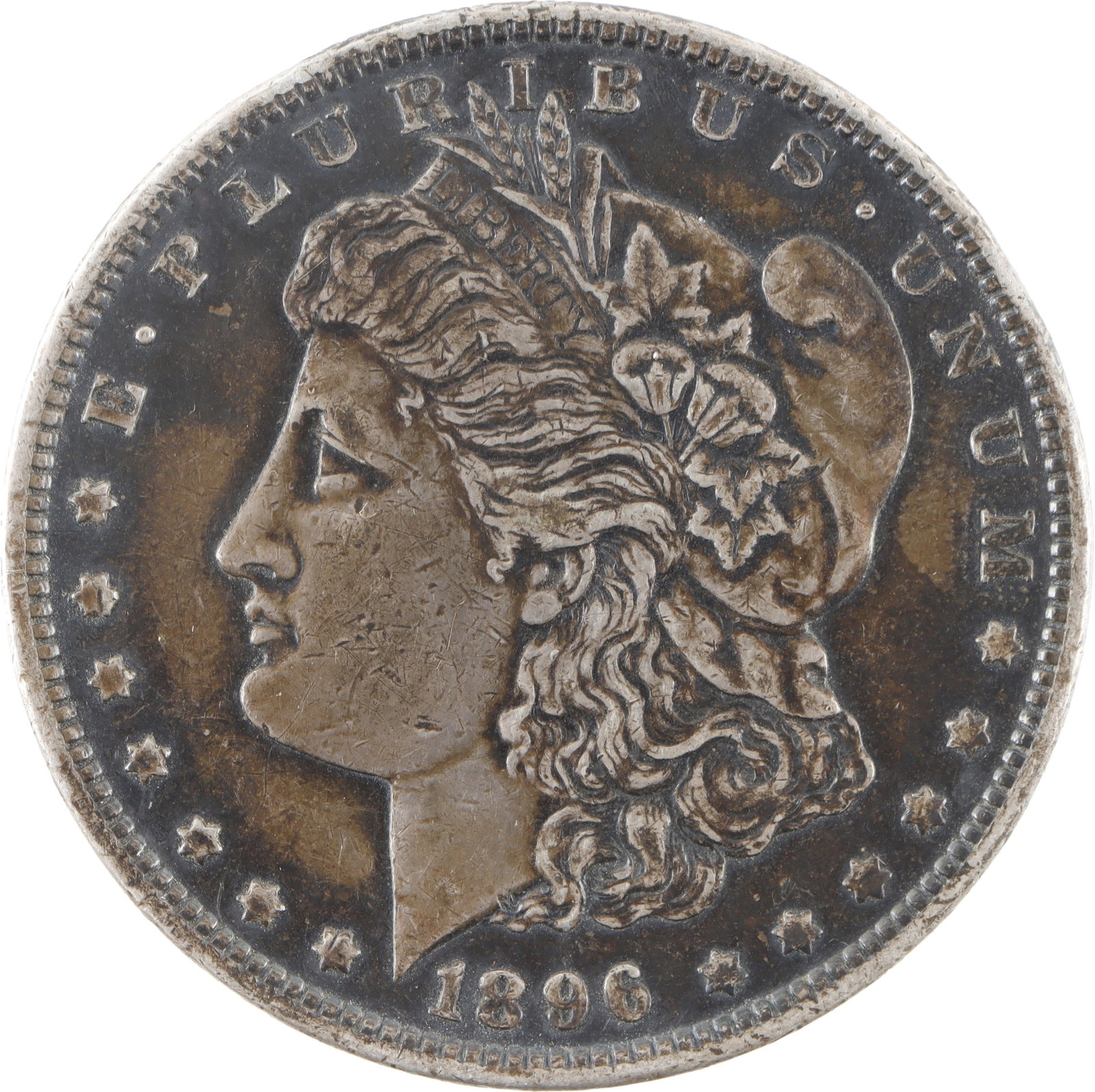1896 Morgan 90% Silver Dollar United States (1 of 2)