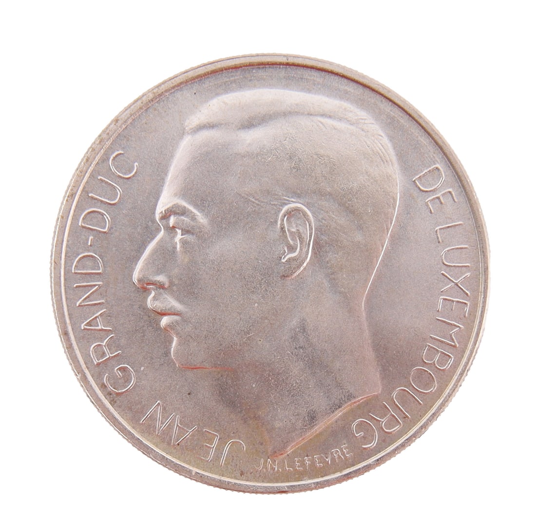 1964 Luxembourg 100 Francs Silver Coin: 1964 Luxembourg 100 Francs. 18g. 0.835 silver. High grade. Metal: Silver Country of Origin: Luxembourg Year Minted: 1864