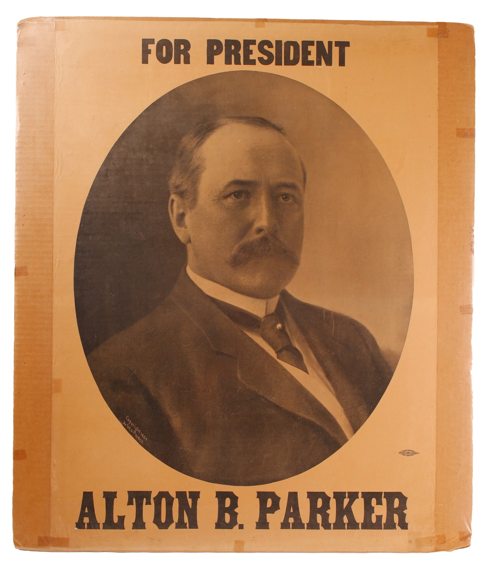 Alton Parker 1904 Presidential Campaign Poster (1 of 2)
