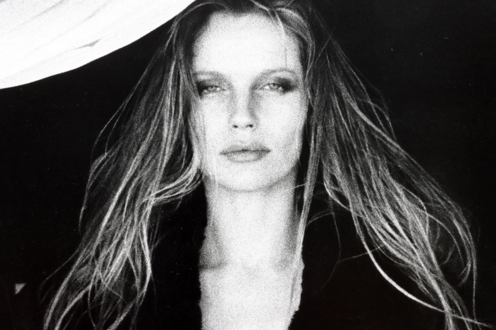 Helmut Newton Veruschka, Nice: A copy of Helmut Newton's 'Veruschka, Nice' taken in 1975 and featuring Veruschka von Lehndorff, semi-nude, looking out over the Mediterranean Sea. Signed by artist on back on second piece of paper. 2