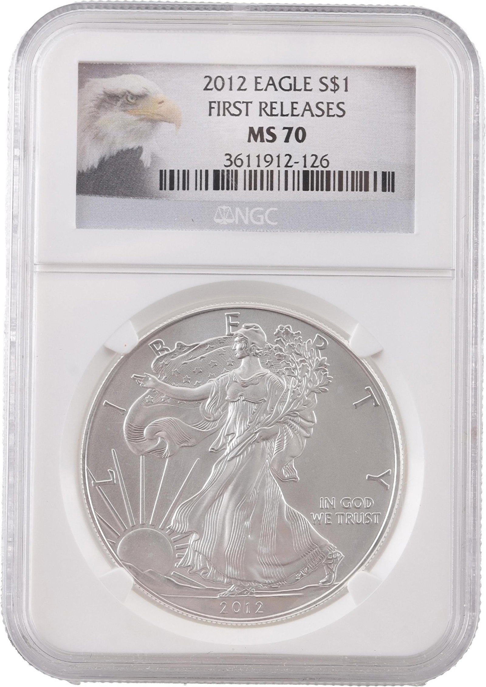 2012 American Silver Eagle Coin First Release (1 of 4)