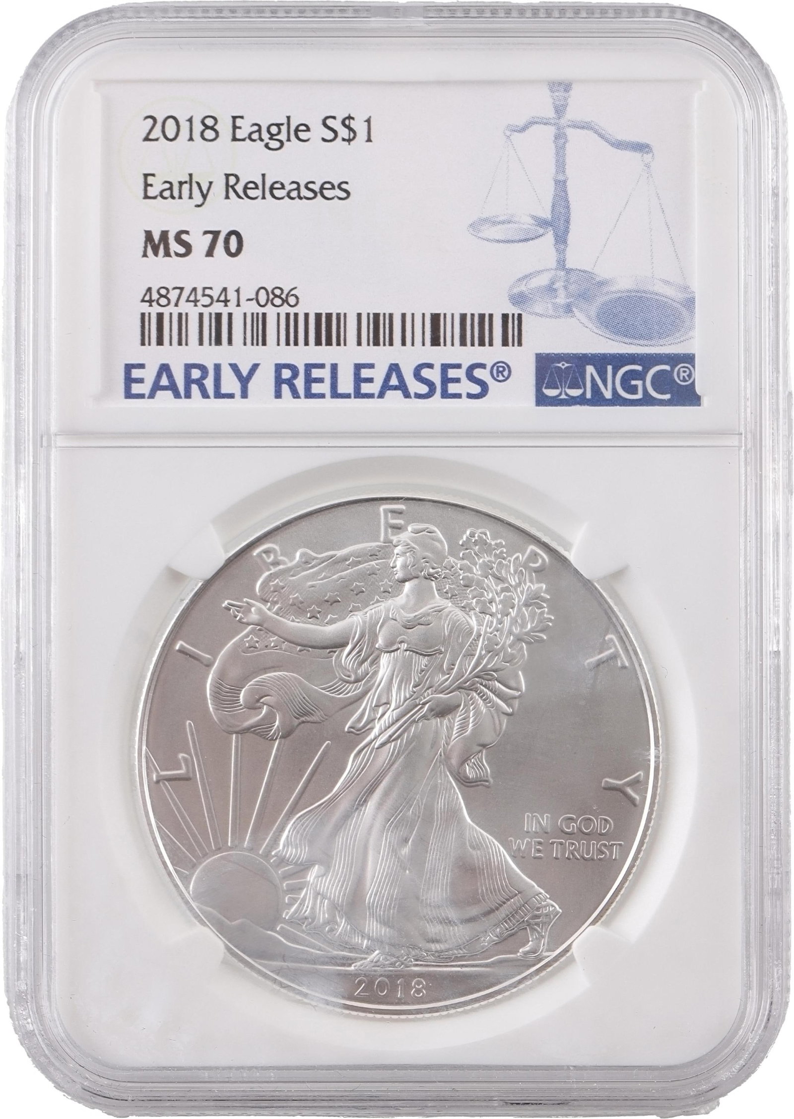 2018 American Silver Eagle Coin Early Release (1 of 4)