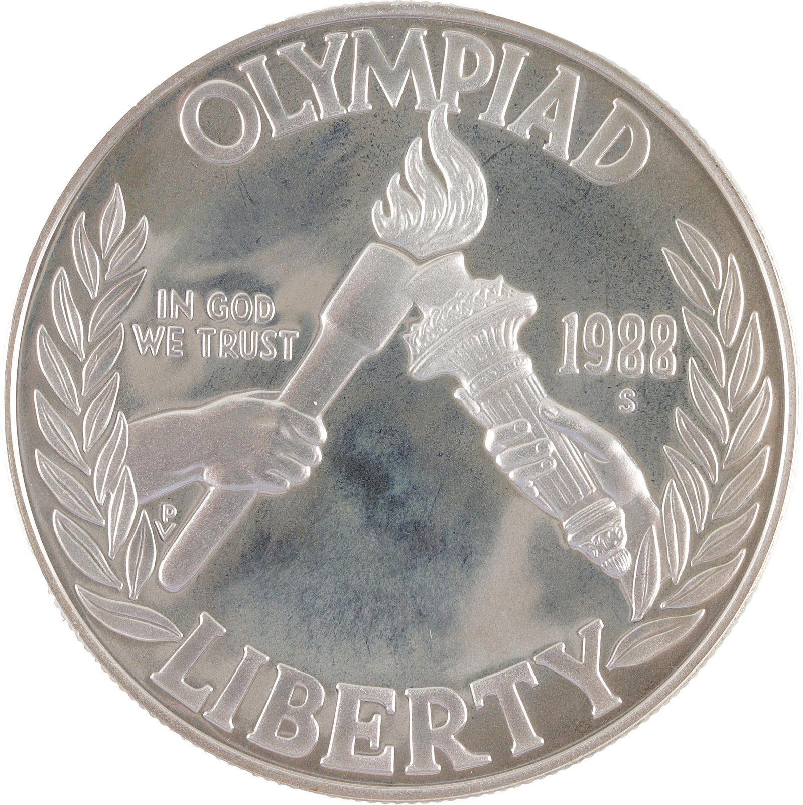1988 US Mint Olympic Silver Dollar Coin (1 of 5)