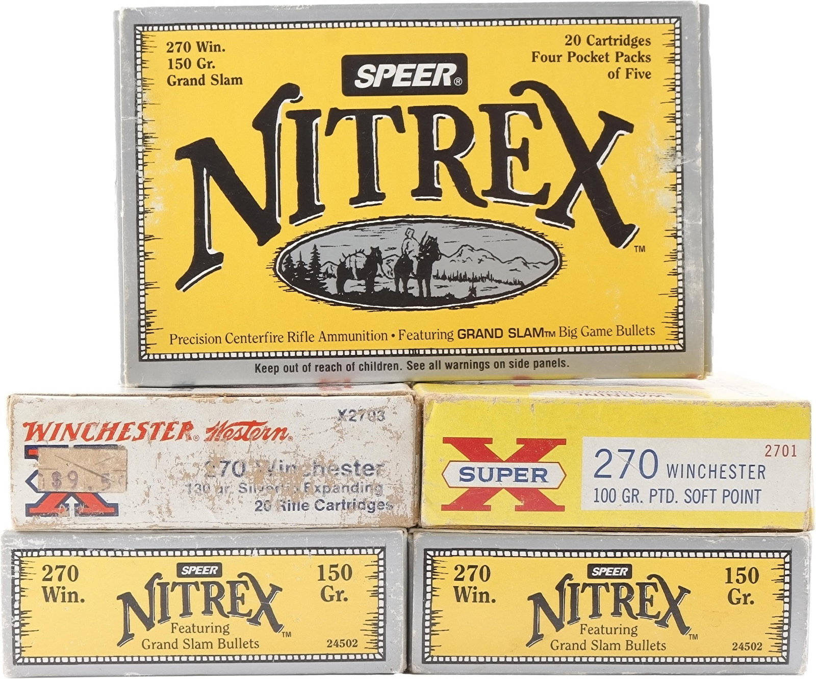 89 Rds .270 Win Speer Nitrex Winchester Super X (1 of 2)