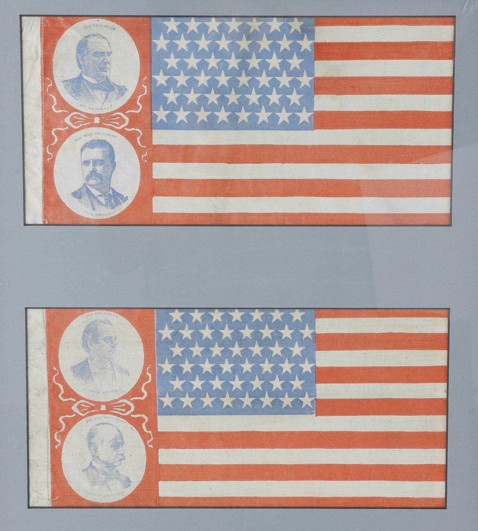 Pair of 1900 Presidential Campaign Flags (1 of 5)