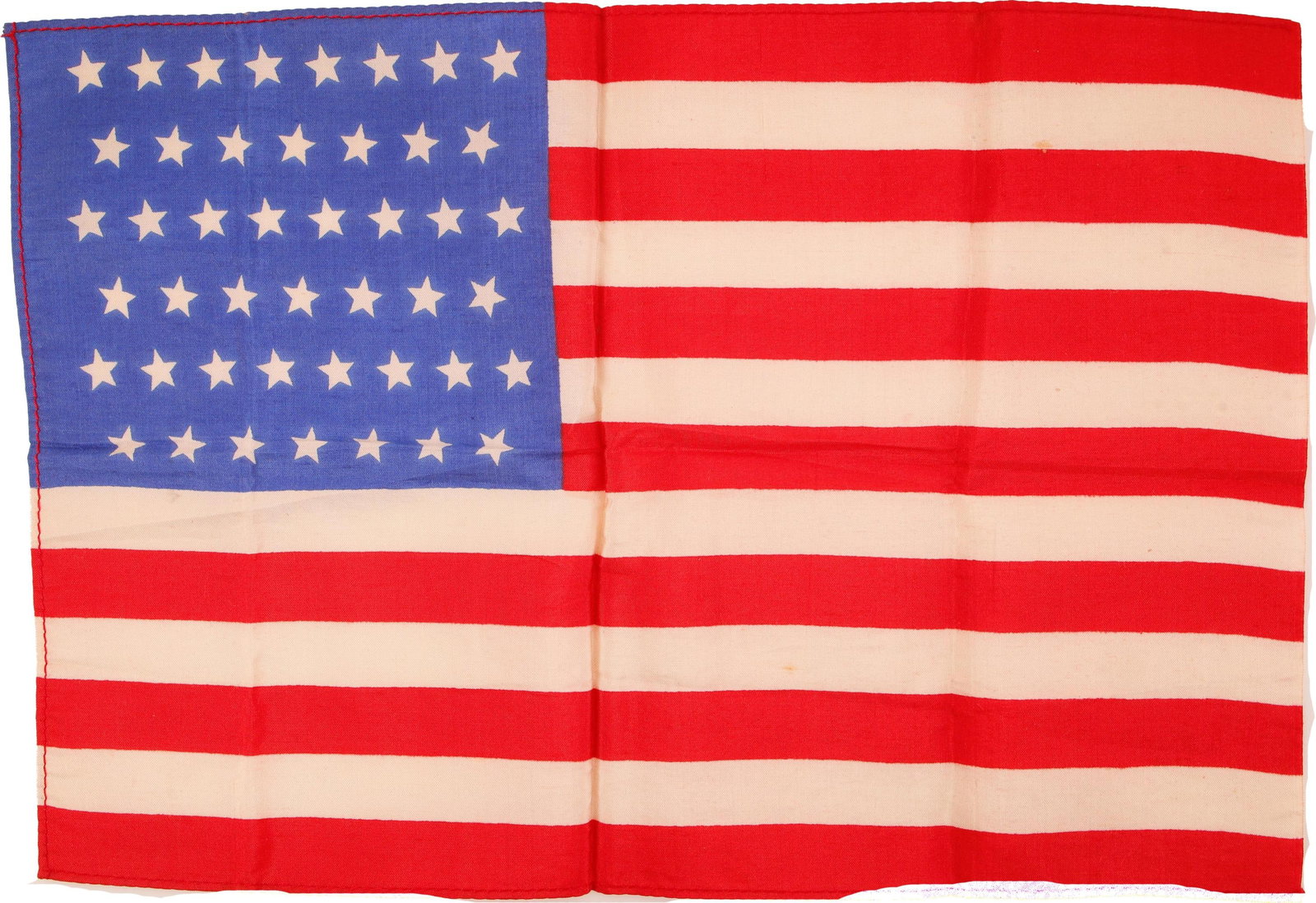 US 45 Star Flag on Silk 1896-1908 (1 of 2)
