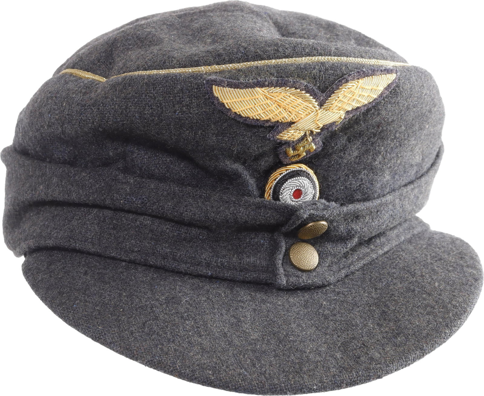 WWII Luftwaffe General M43 Field Cap (1 of 6)