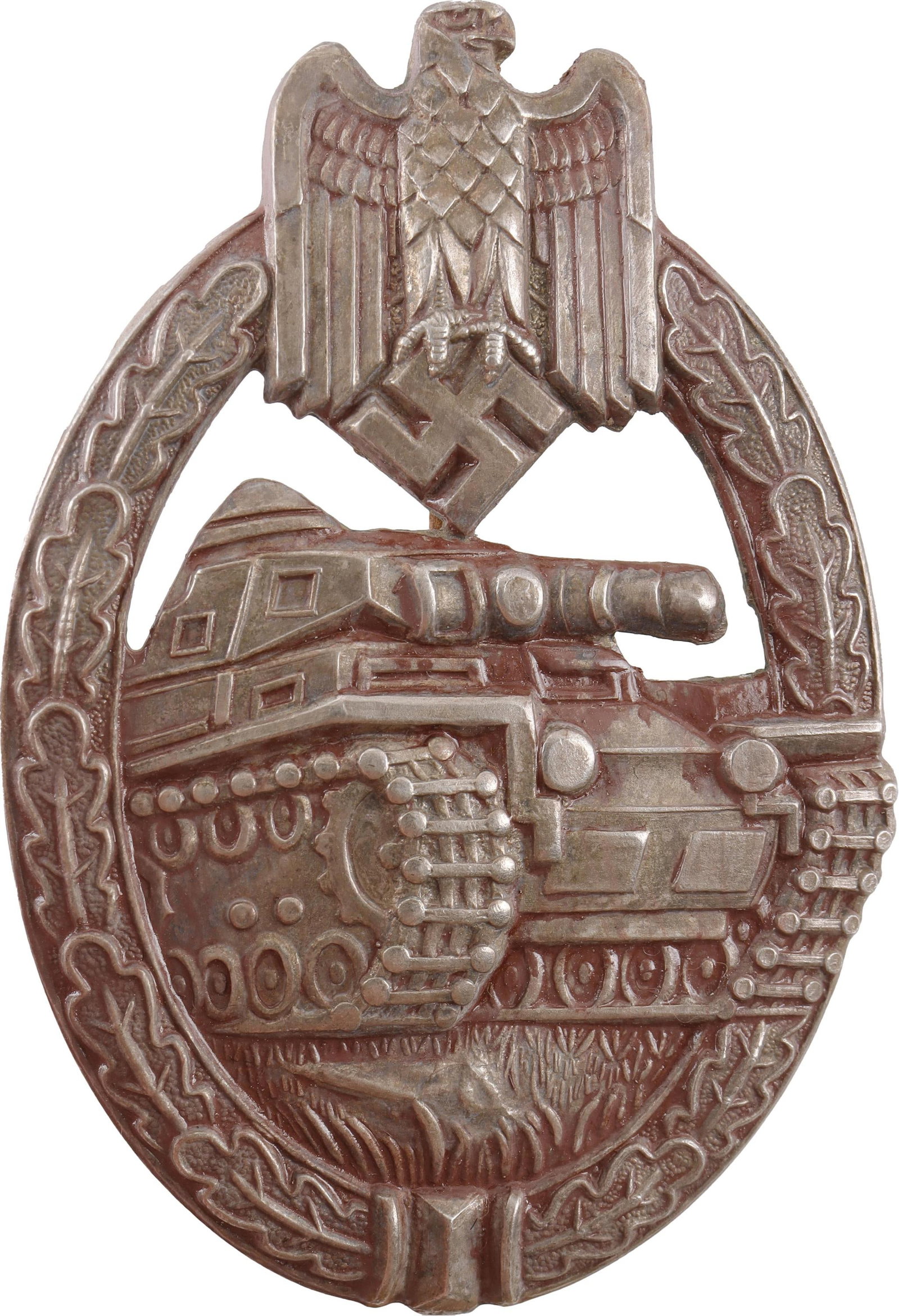 Silver Grade Panzer Assault Badge WWII German (1 of 2)