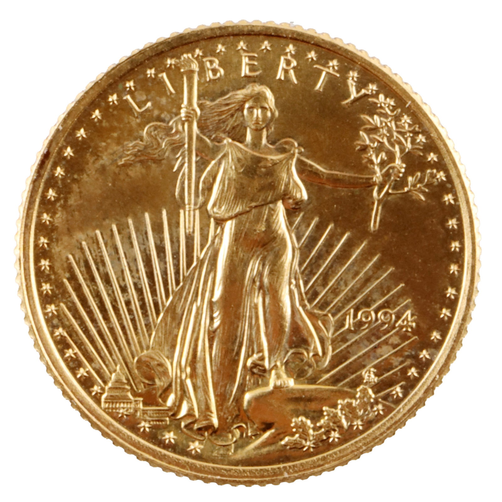 .999 Gold American Eagle 1/10 OZT Coin 1994 (1 of 2)