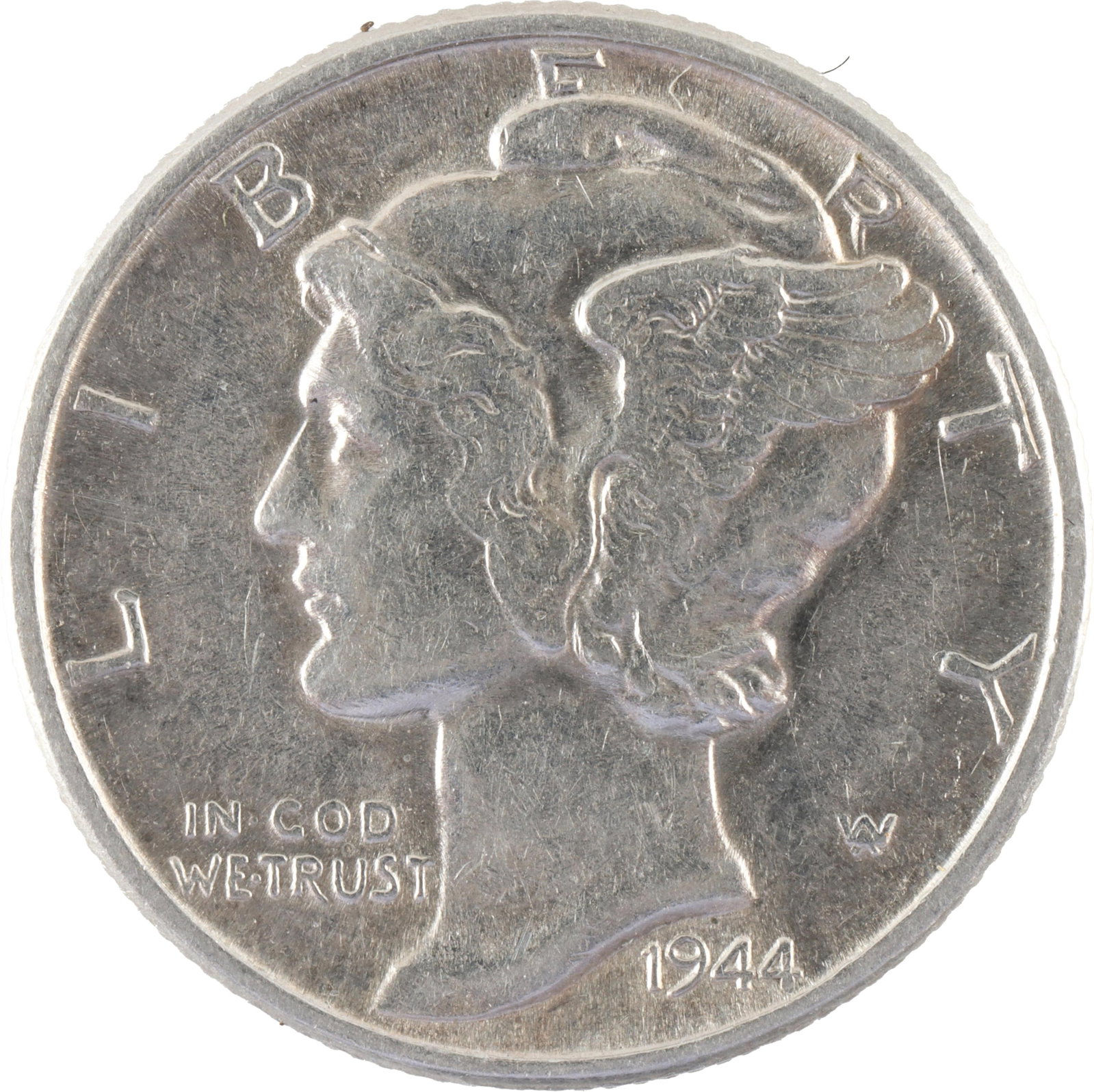1944 Mint Condition Mercury Dime 90% Silver Coin (1 of 2)