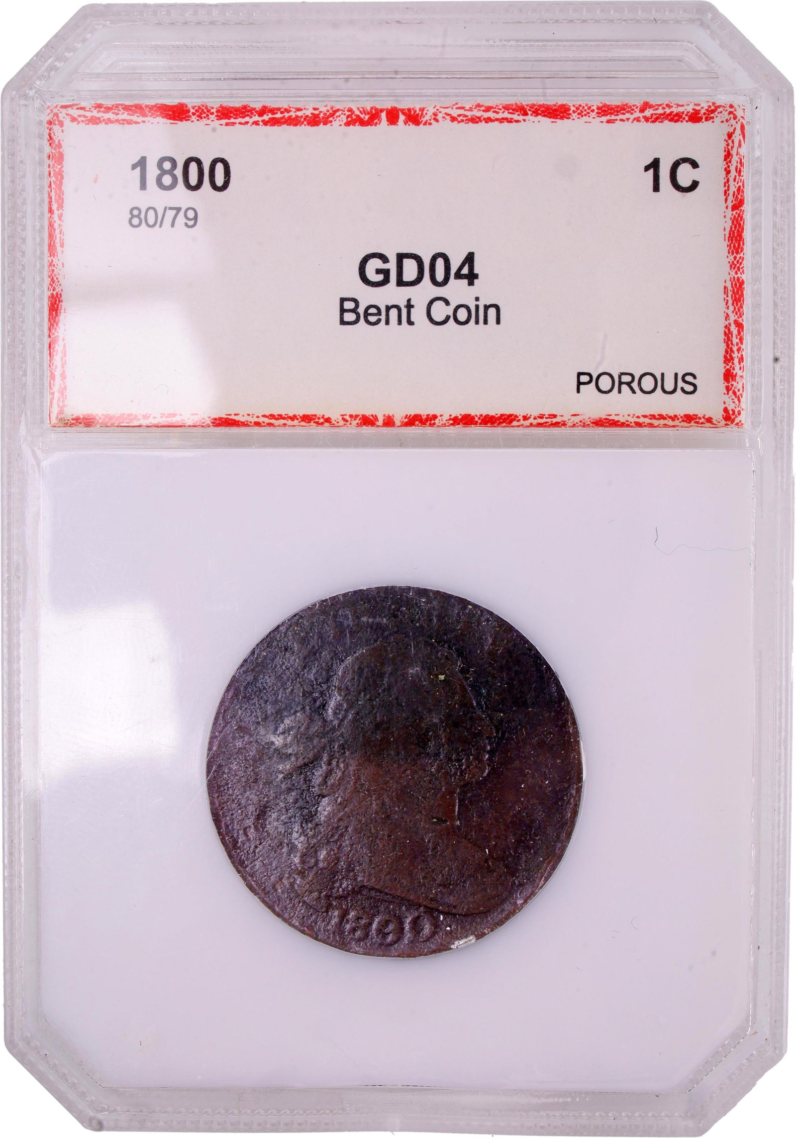 US 1800/79 Draped Bust Large Cent PCI GD04 (1 of 2)