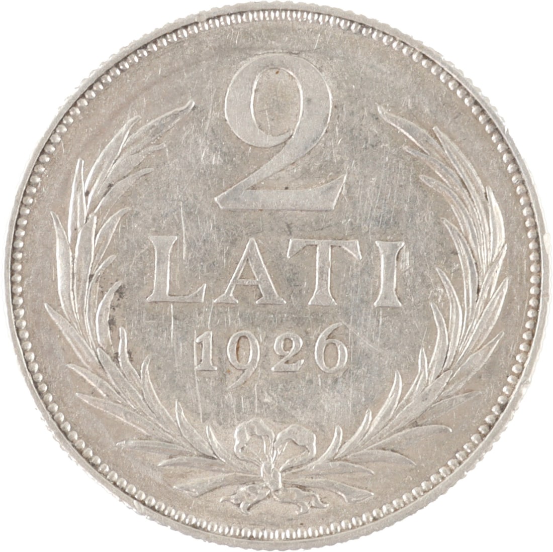 1926 Latvia .835 Silver 2 Lati Coin (1 of 2)