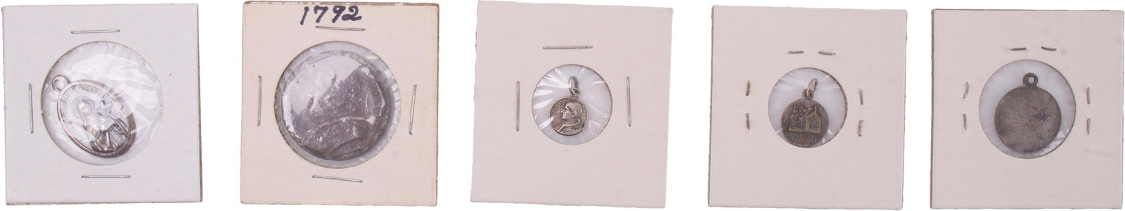 Pope Pius IX, Paul VI & Patron Saint Pendants (1 of 3)