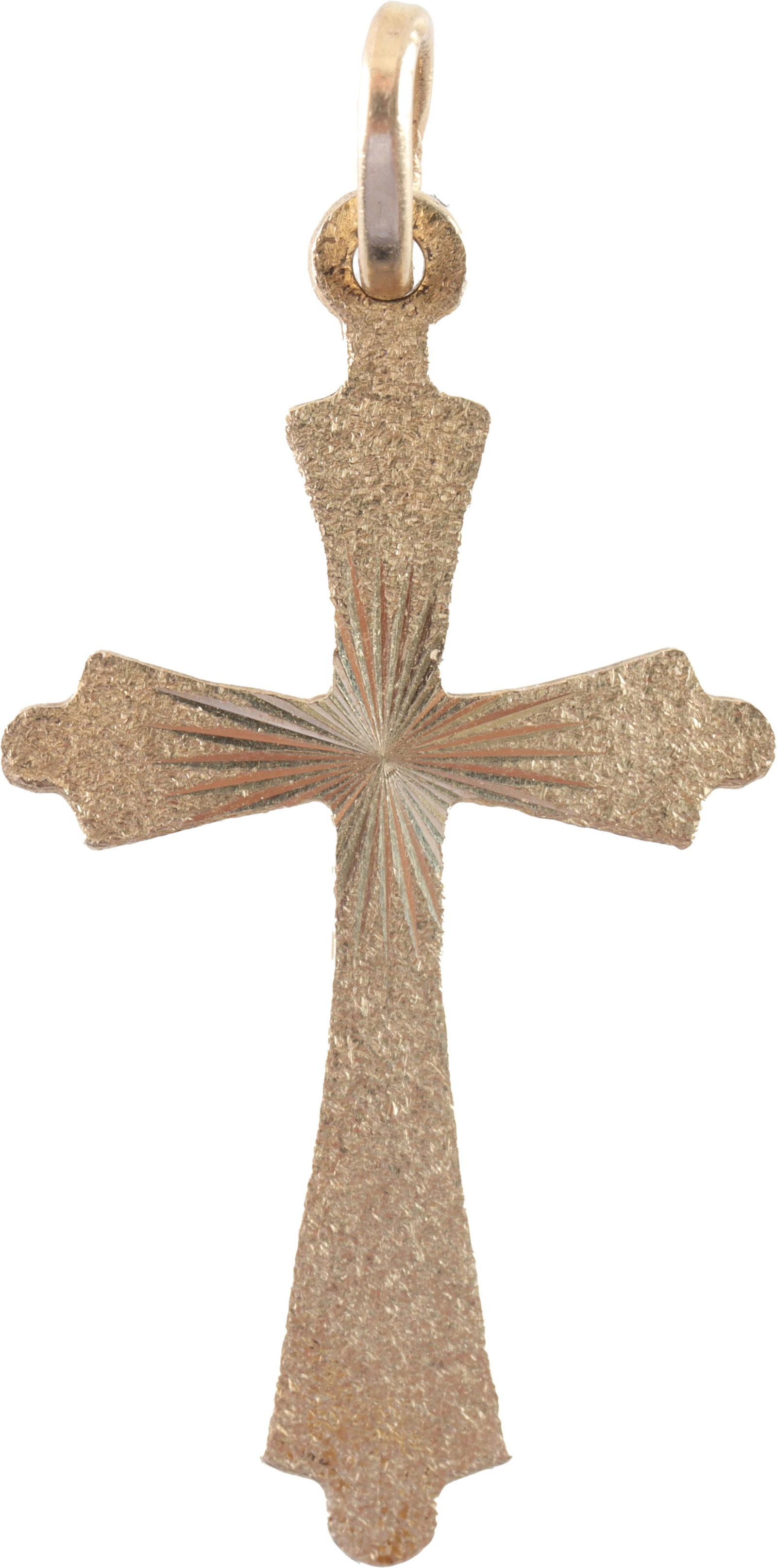 Cross Pendant 14K Yellow Gold (1 of 3)