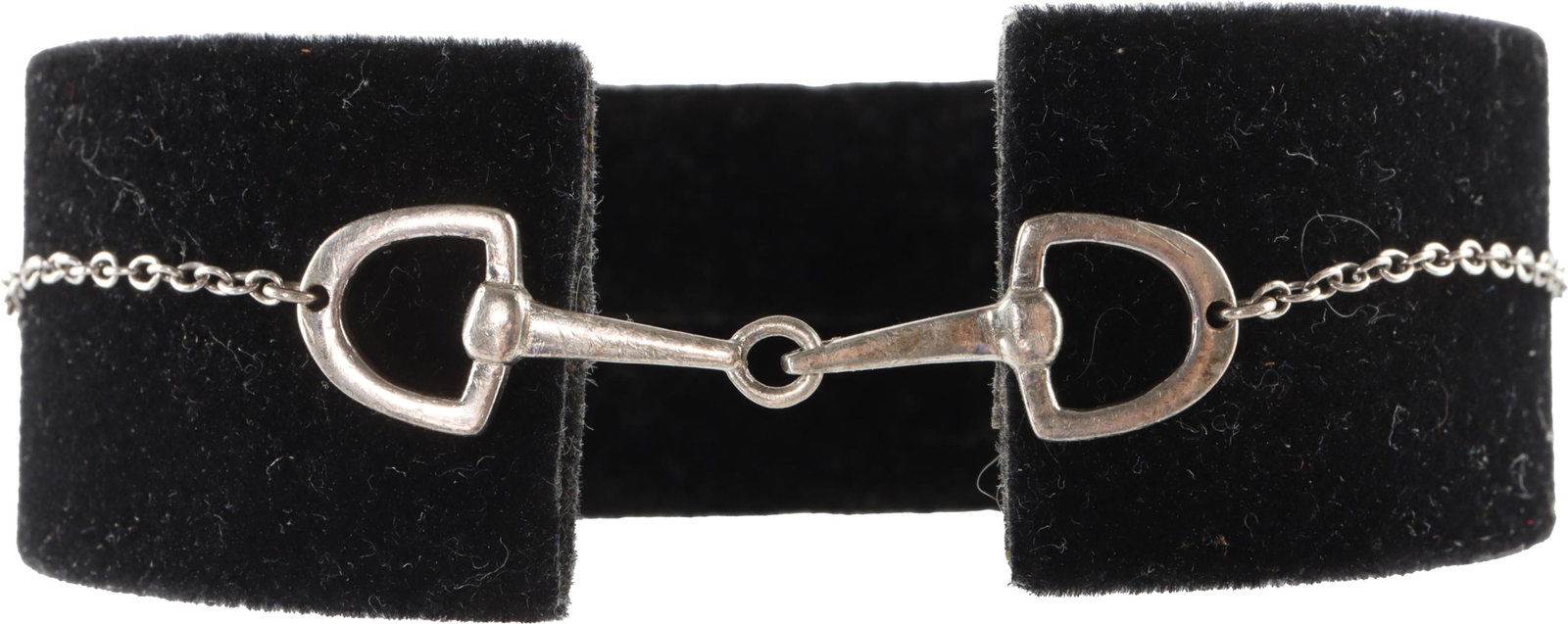 Silver Horsebit Bracelet Marked Sterling (1 of 3)