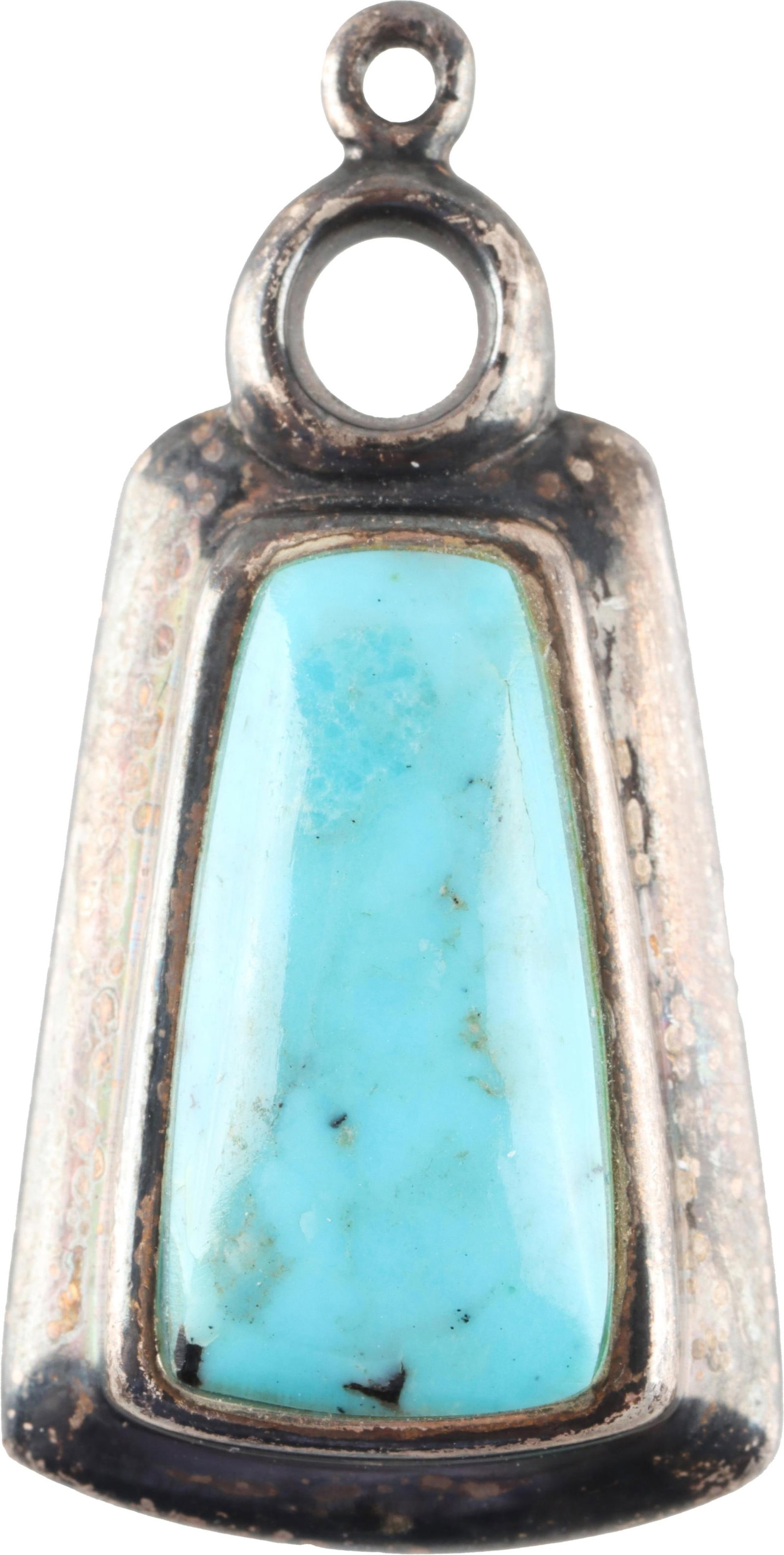 Vintage Sterling Silver Turquoise Pendant Thailand (1 of 2)