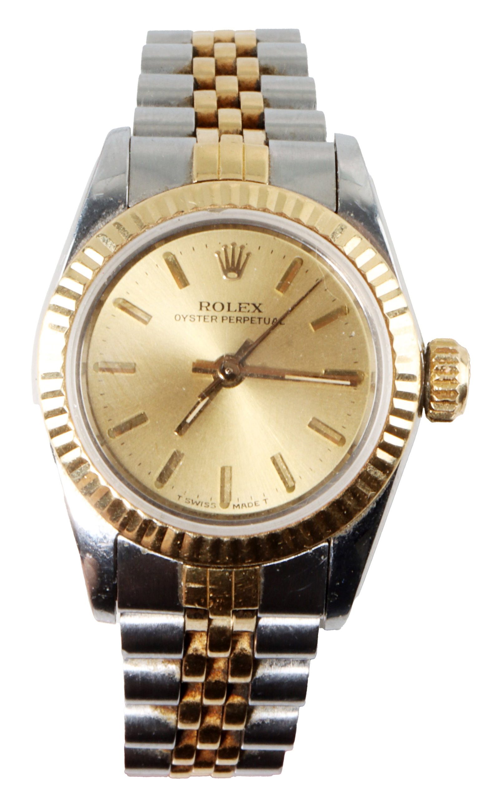 Lady's Rolex Watch Oyster Perpetual Two-Tone 1986 (1 of 9)