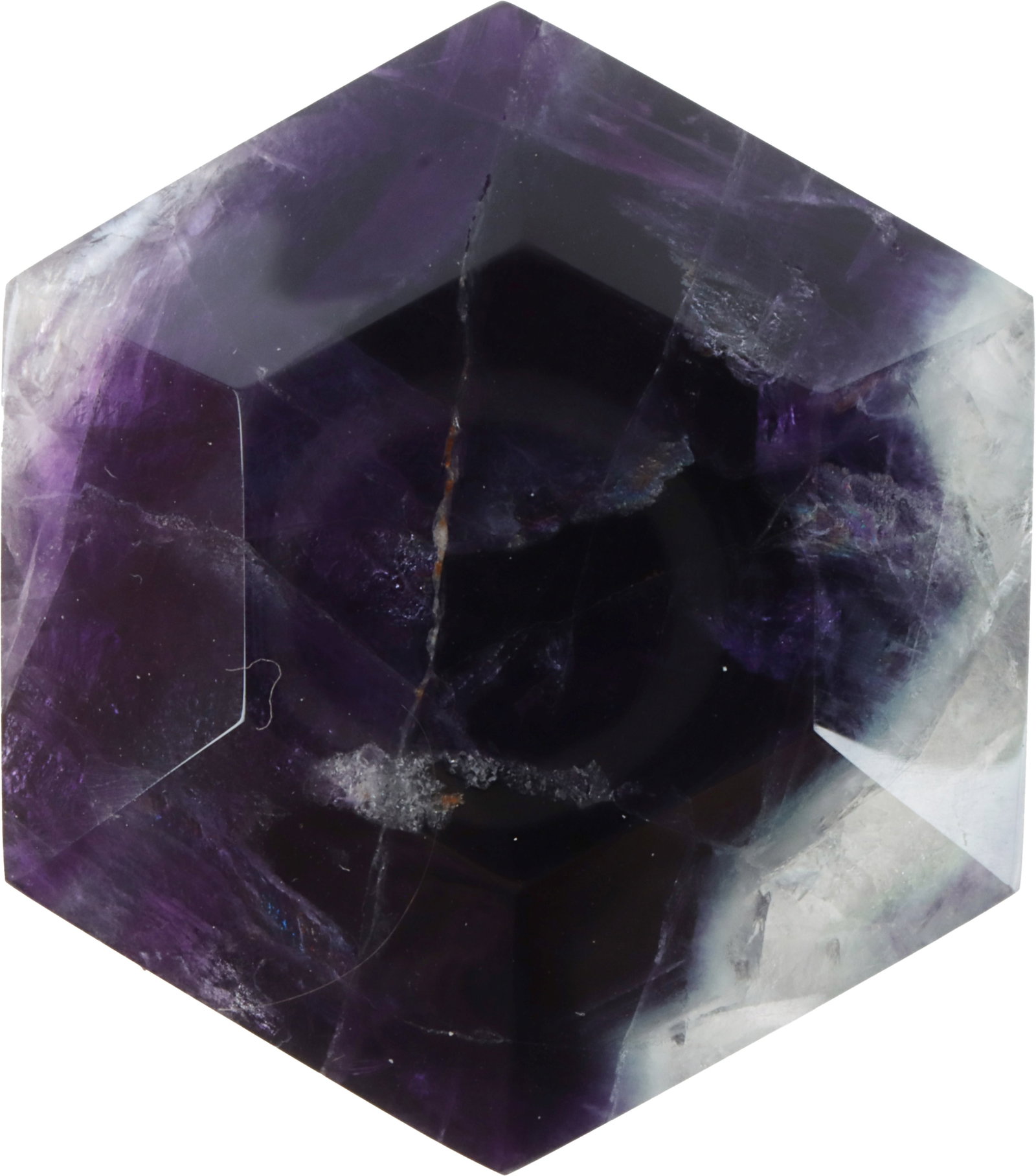 230 Carat Hexagon Cut Indigo Amethyst Gemstone (1 of 4)