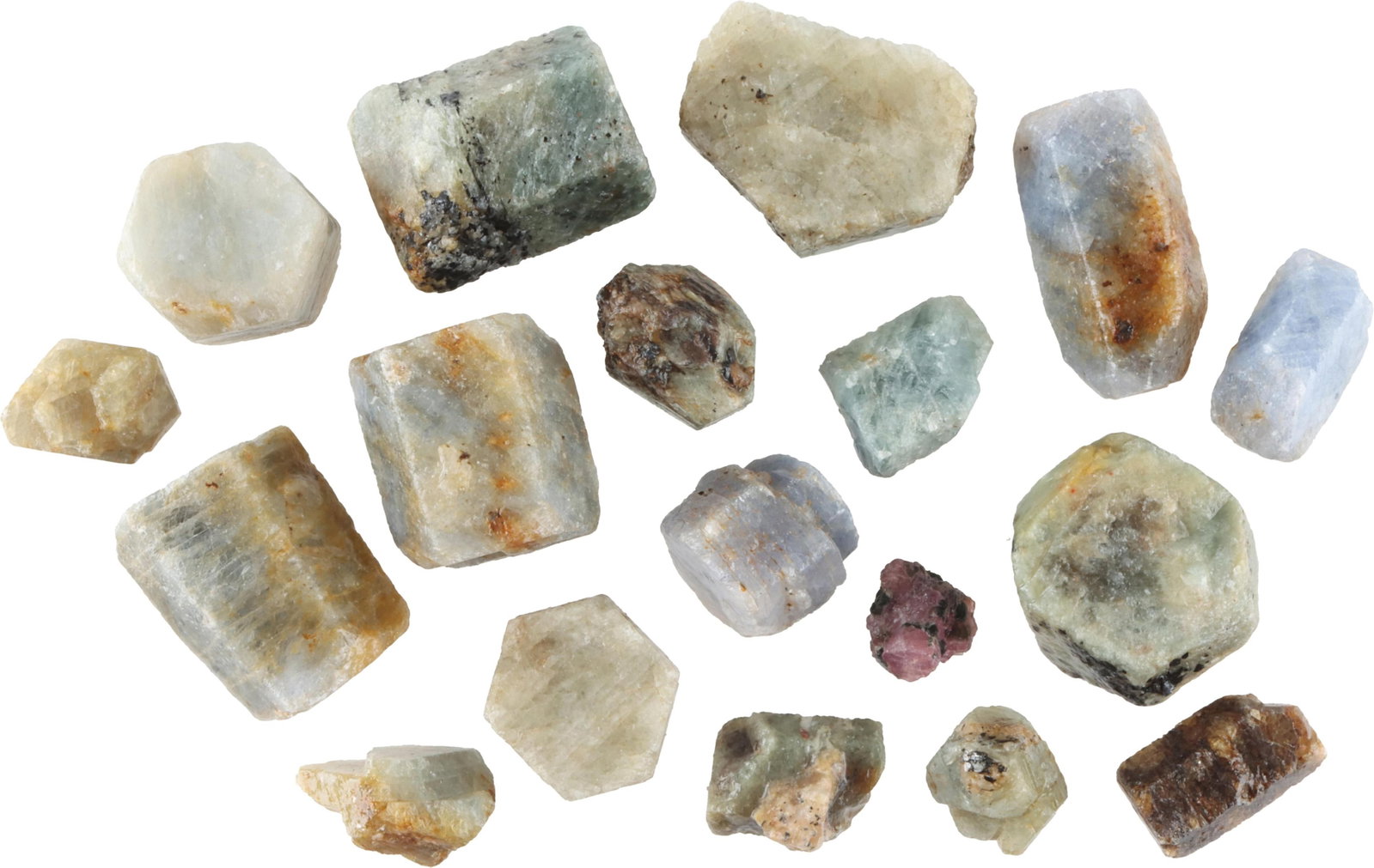 Large Lot Over 300 Carats of Raw Montana Sapphire (1 of 4)