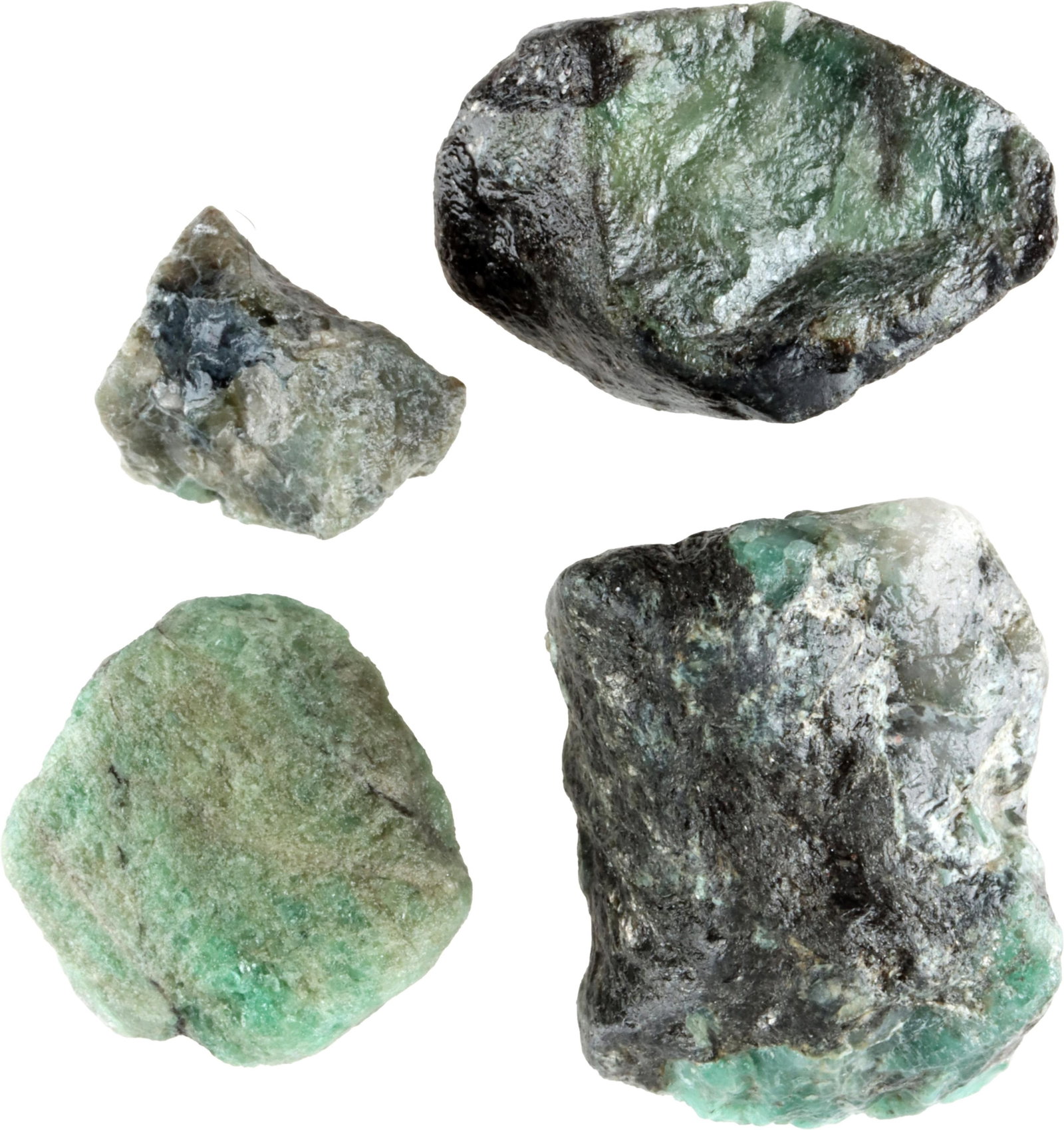 Lot of Raw Emerald Gemstones Over 170 Carats (1 of 3)