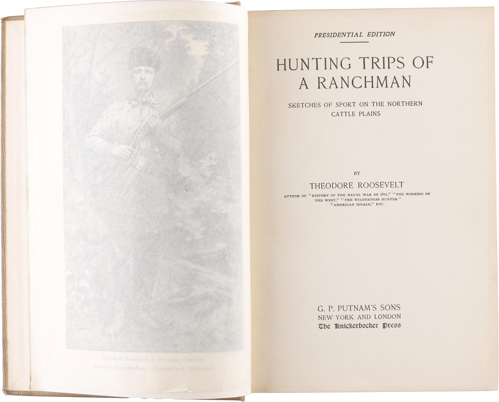 Hunting Trips of a Ranchman Theodore Roosevelt (1 of 5)