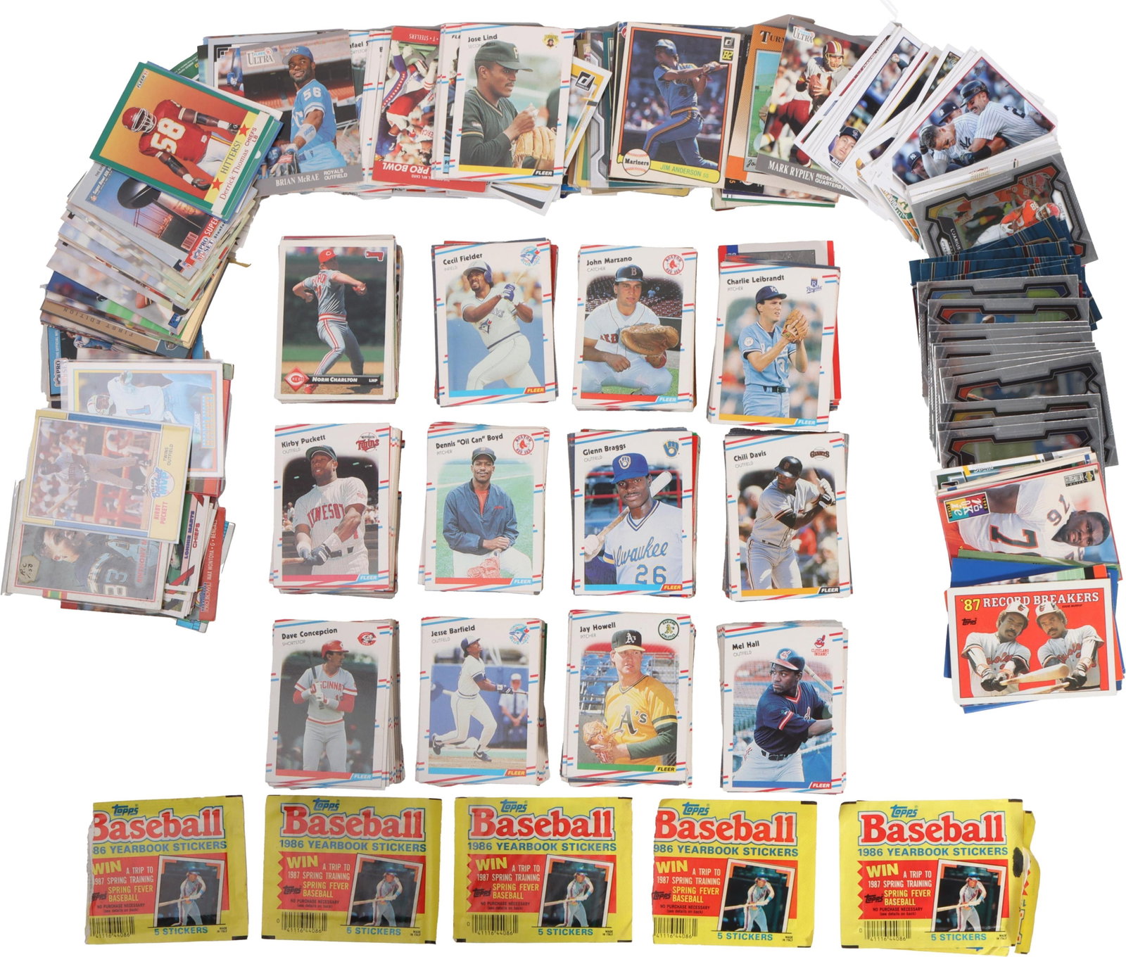 Assorted Baseball Cards Three Pound Bag (1 of 3)