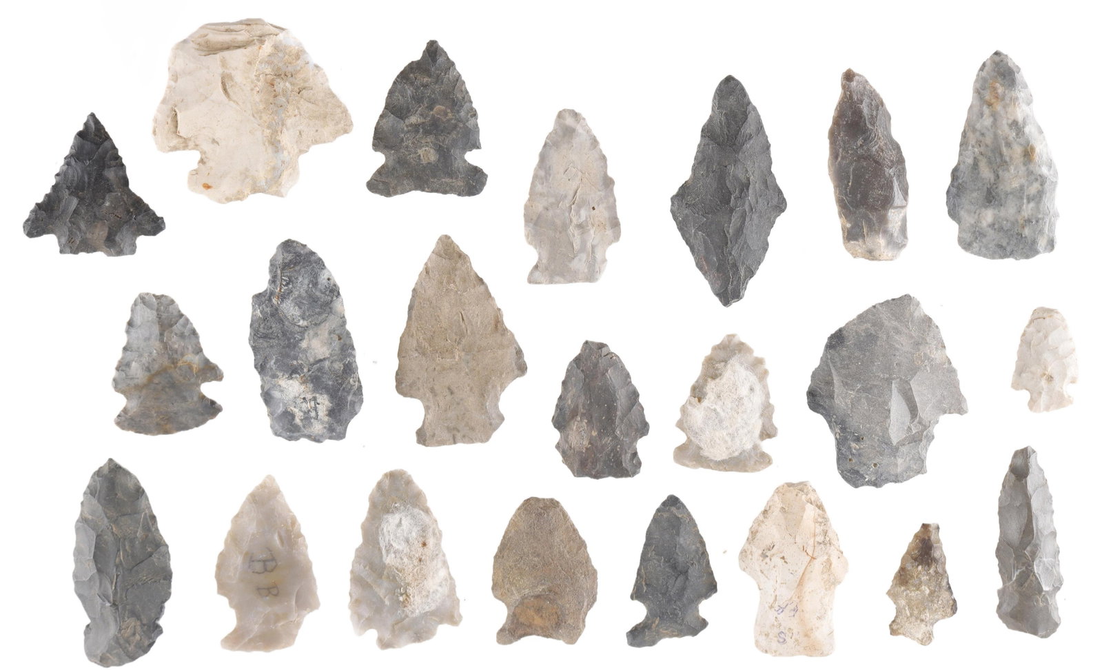 Lot of 23 Arrowheads (1 of 5)