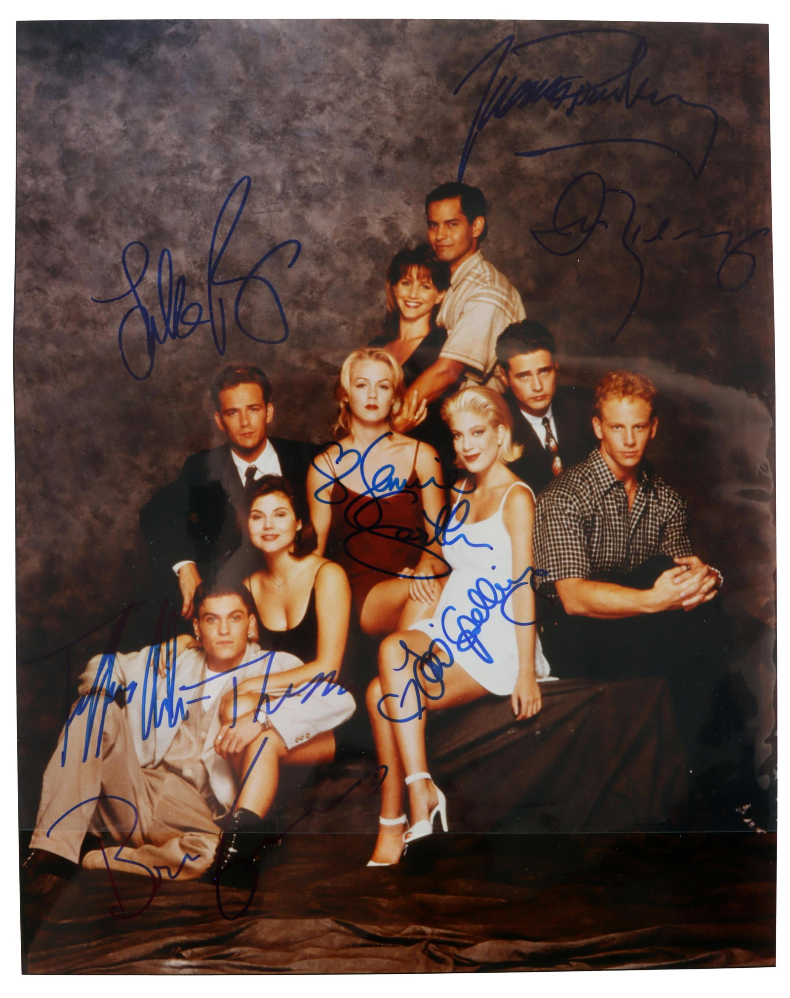 Autographed Beverly Hills 90210 Cast Photo Signed (1 of 1)