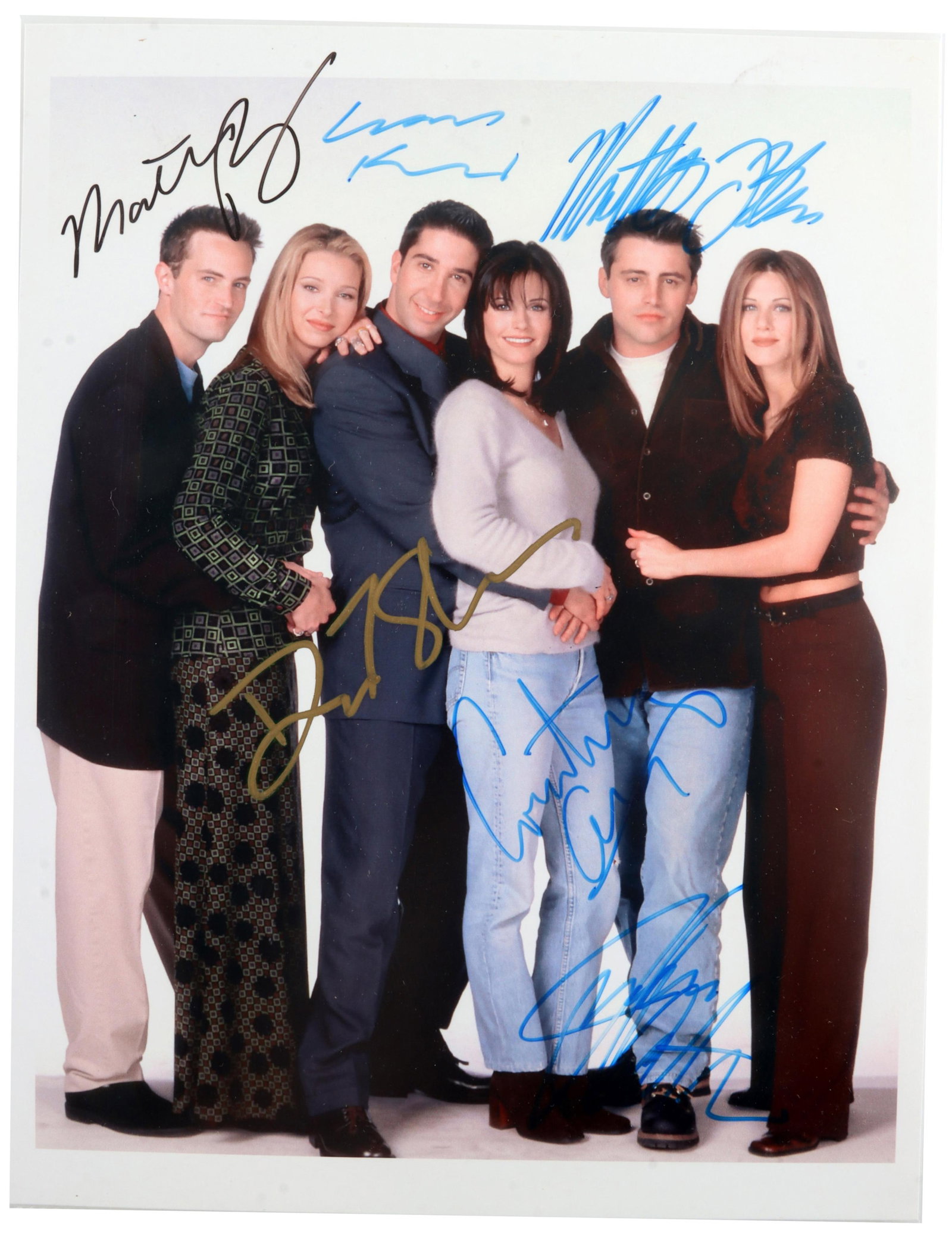 Signature Photograph Cast of Friends Collectible (1 of 2)
