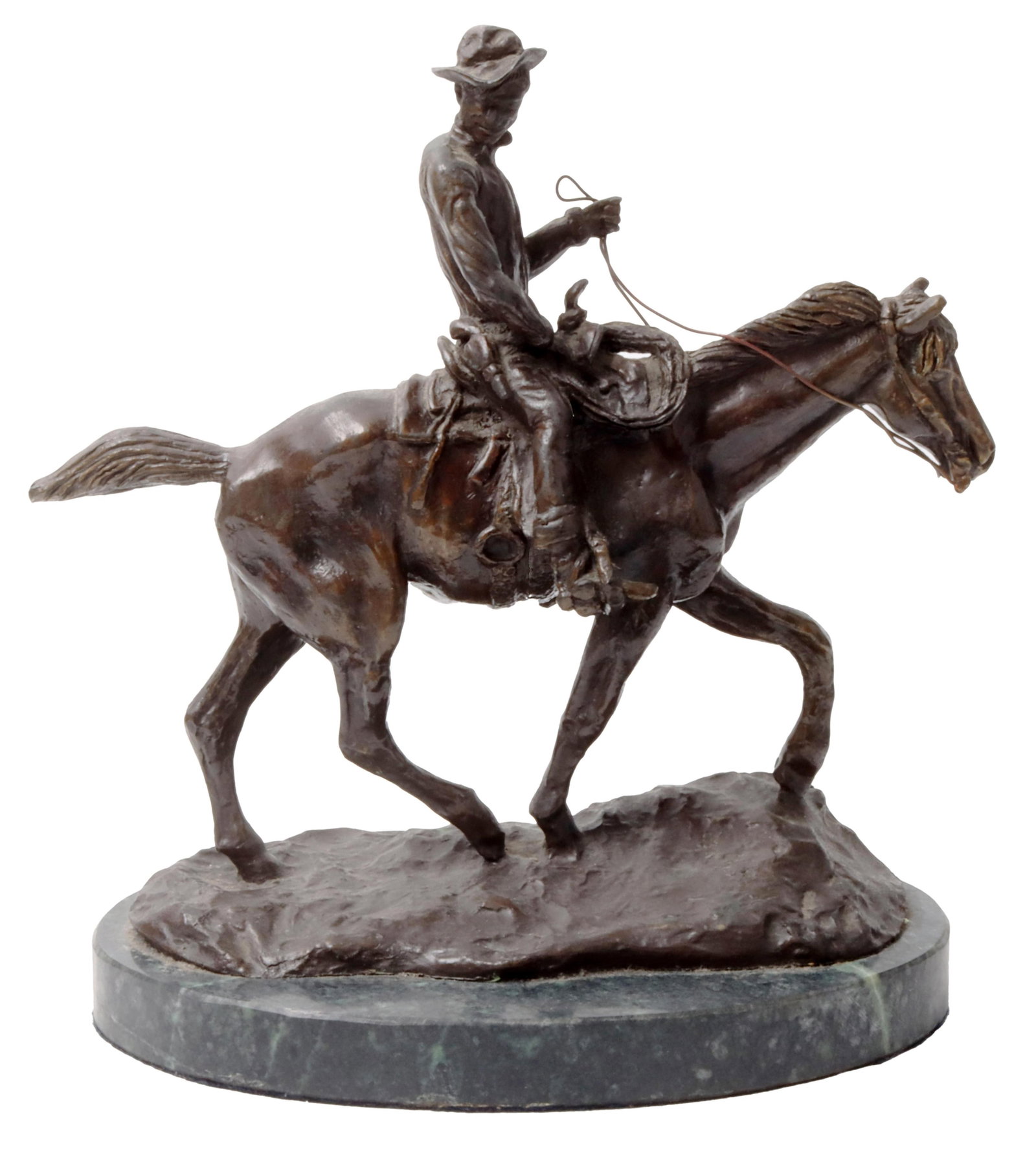 Charles Russell Will Rodgers Bronze Sculpture (1 of 5)