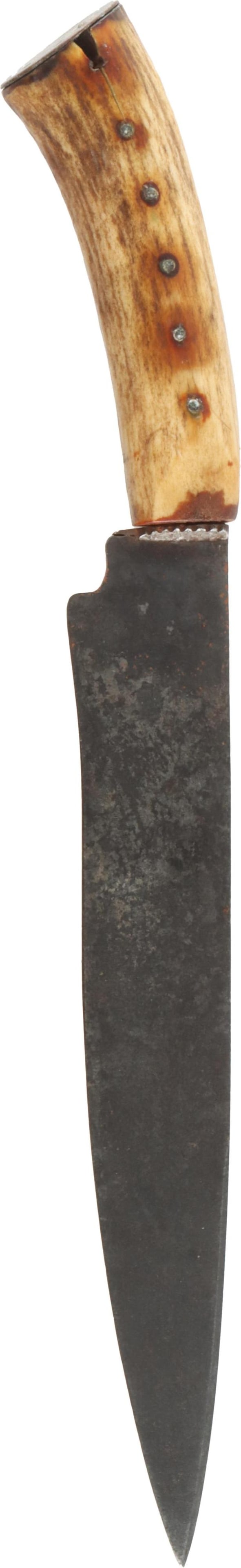 Large Hunting Knife with Antler Handle (1 of 5)