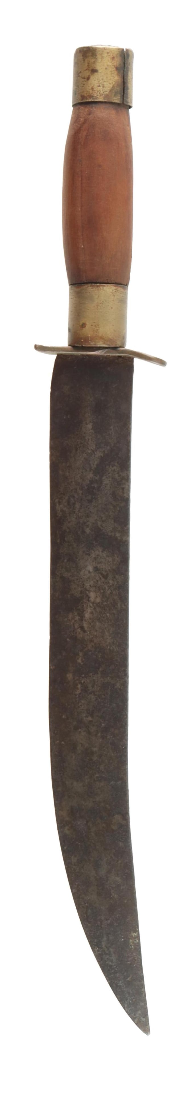 Large Hunting Knife with Trailing Point (1 of 5)