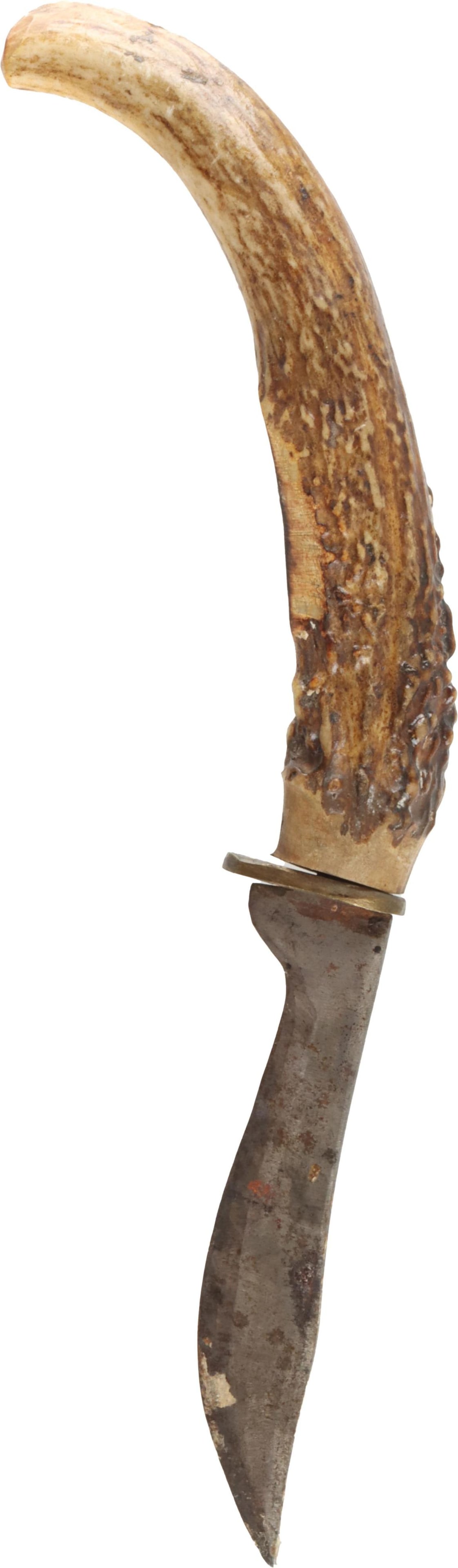 Knife with Long Antler Handle (1 of 5)