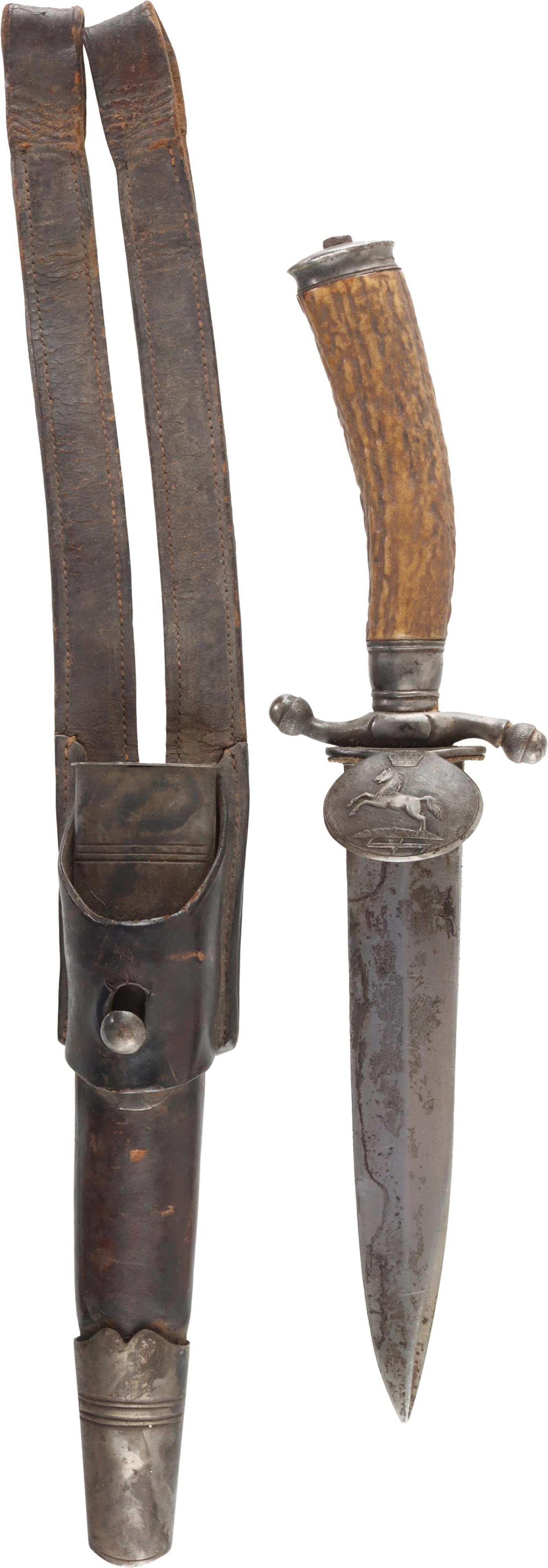 WWI Hanover Stag Grip Forestry Dagger by Kulhanek (1 of 5)