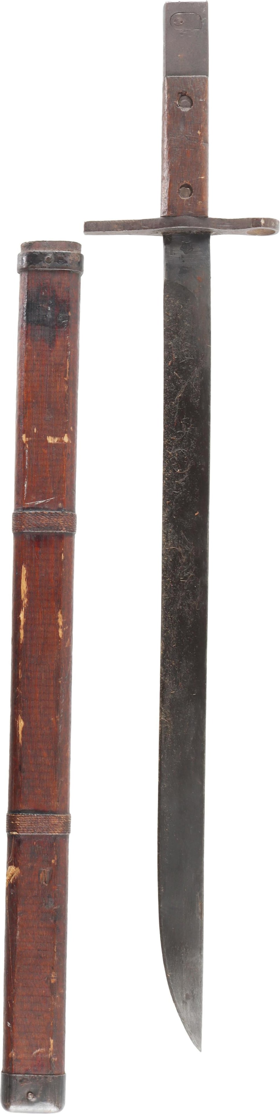 WWII IJA Jinsen Arsenal Type 30 Bayonet w Scabbard (1 of 4)