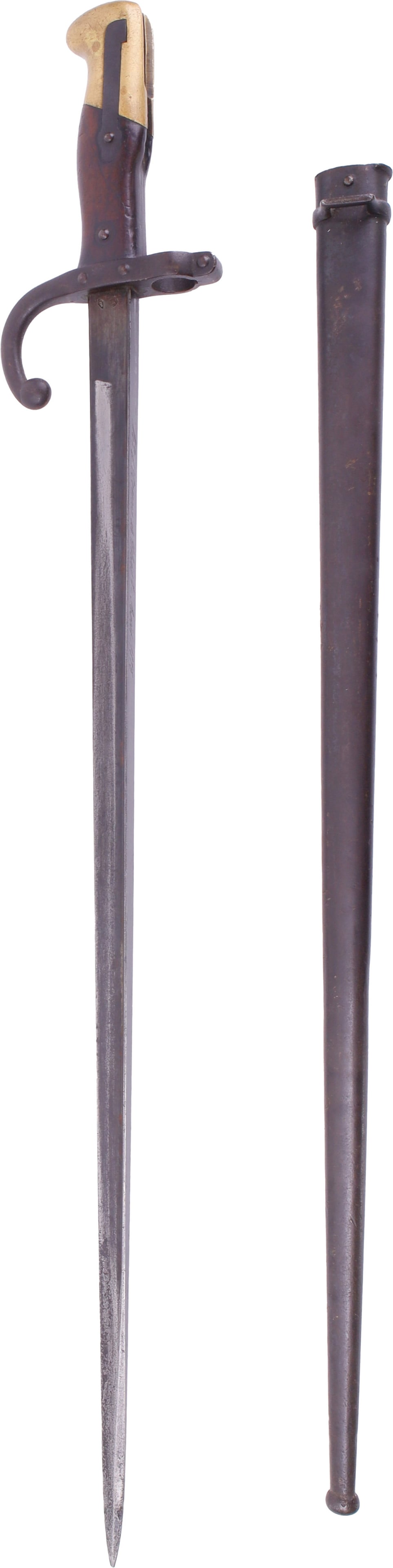 French M1874 Gras Sword Bayonet with Scabbard (1 of 3)