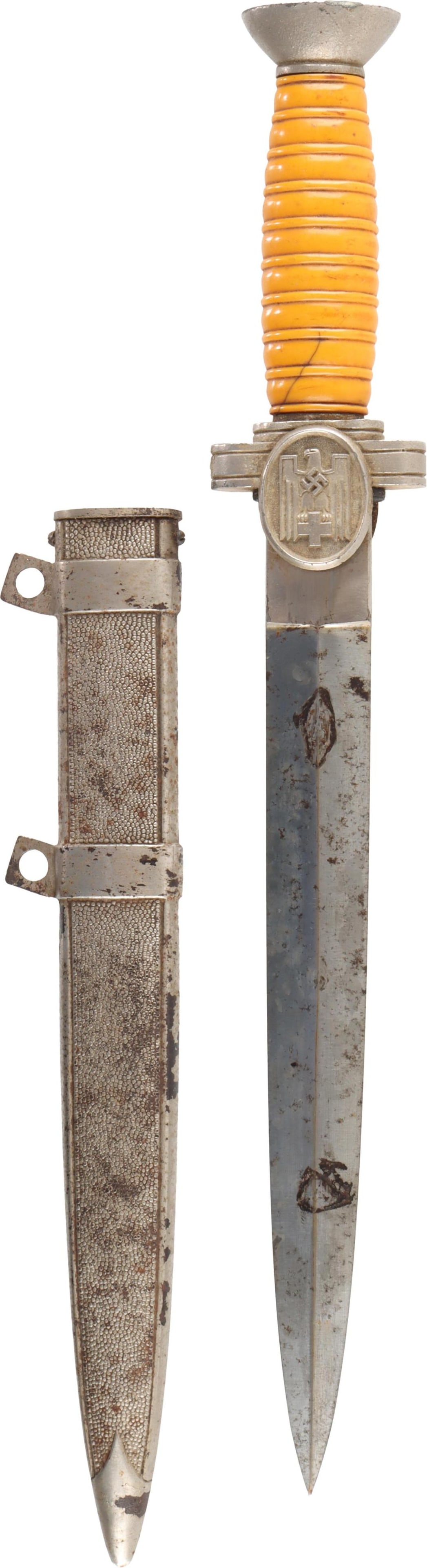 DRK Leader's Dagger with Scabbard WWII German (1 of 4)